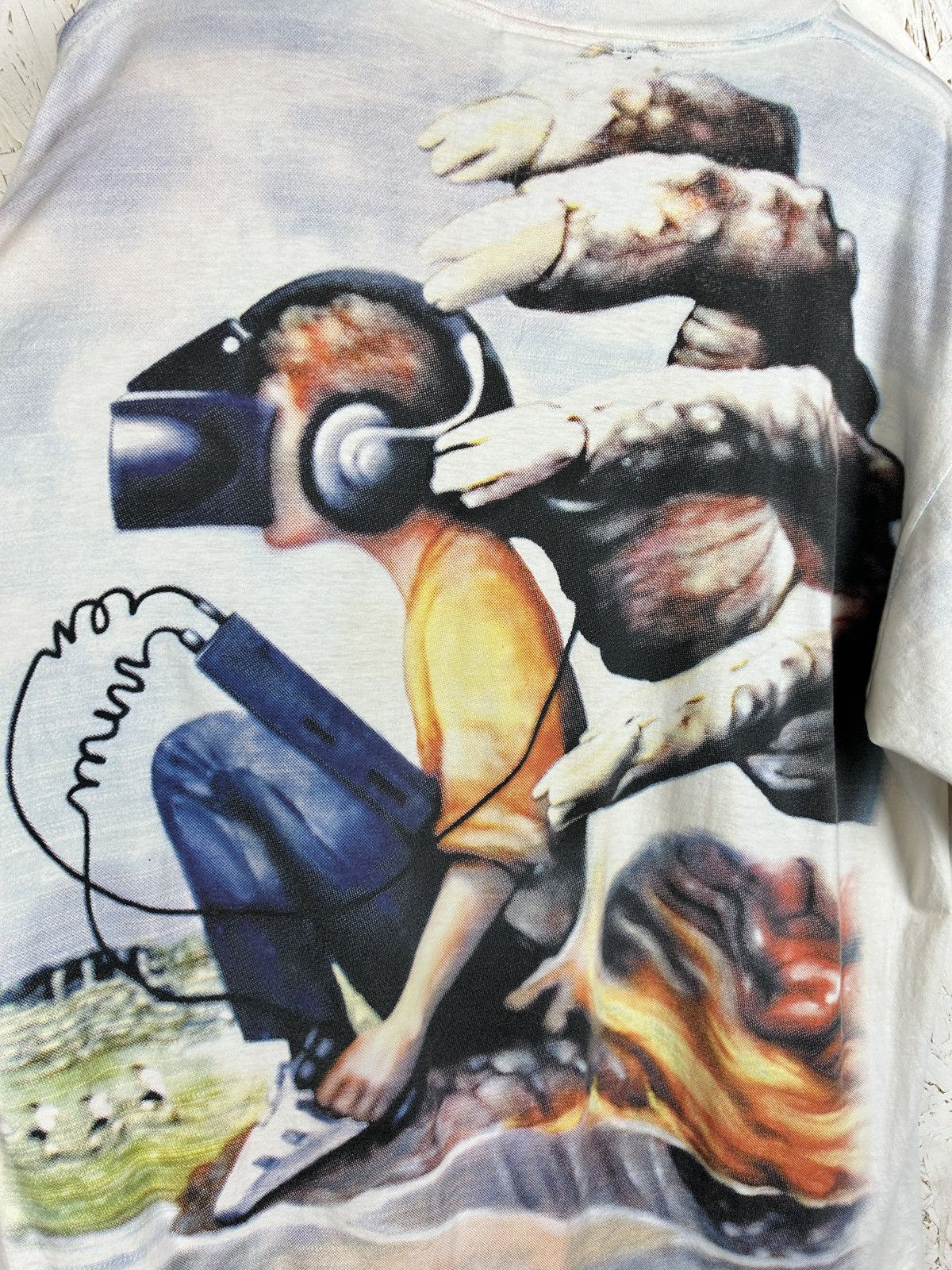 Band Tees 90s Iron Maiden Virtual 1998 Rare AOP Metal T-Shirt XL Size US XL / EU 56 / 4 - 7 Thumbnail