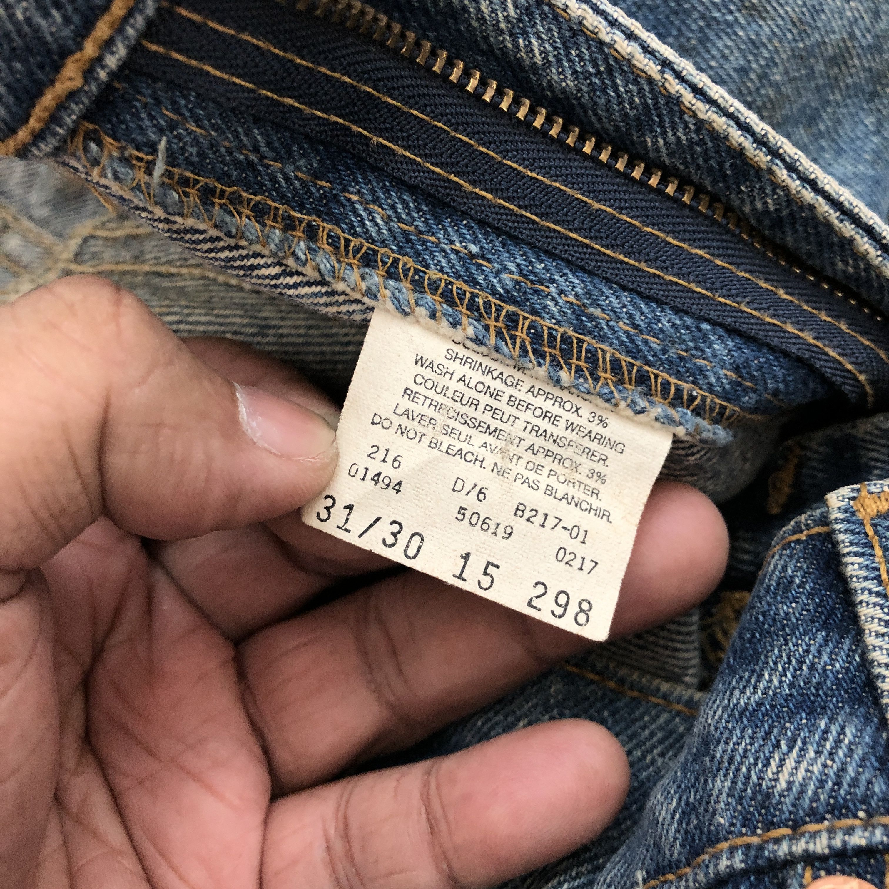 Levi's Vintage Levis Dirty Wash Jeans Levi's 619 Stonewash Denim Size 28" / US 6 / IT 42 - 9 Thumbnail