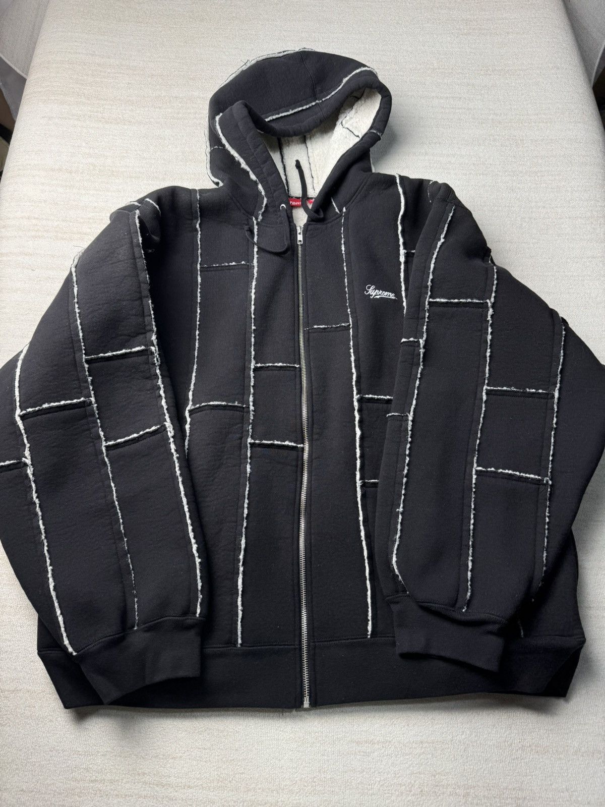 Supreme Faux shearling zip up hoodie Size US XXL / EU 58 / 5 - 1 Thumbnail
