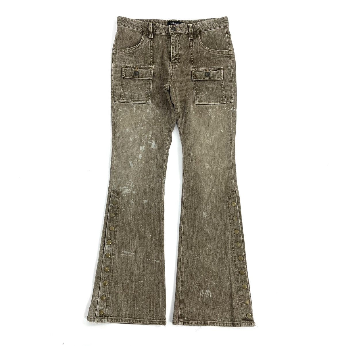 If Six Was Nine × Seditionaries Oririn Flare Jeans Faded Bushpants Size US 30 / EU 46 - 2 Thumbnail
