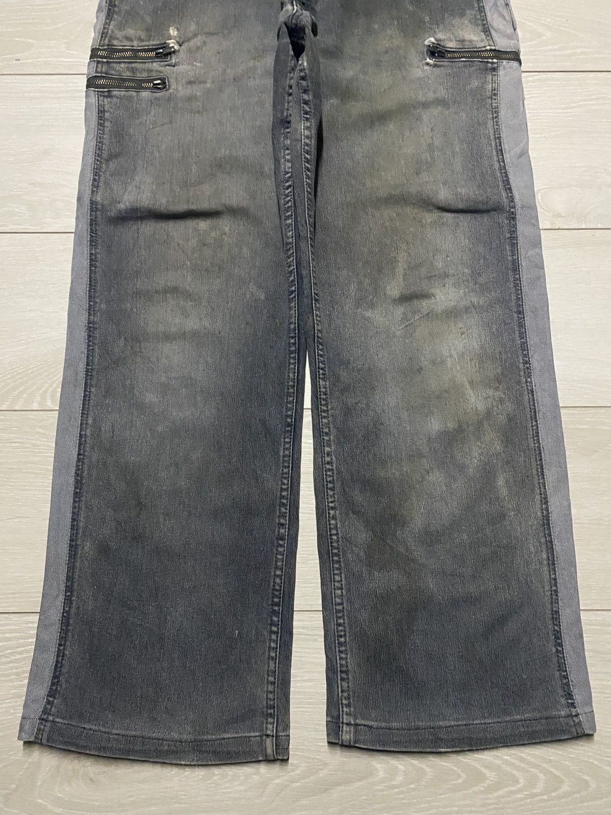 Japanese Brand Vintage Japanese Brand FRP Ozone Rock Style Baggy Jeans Size US 35 - 5 Thumbnail