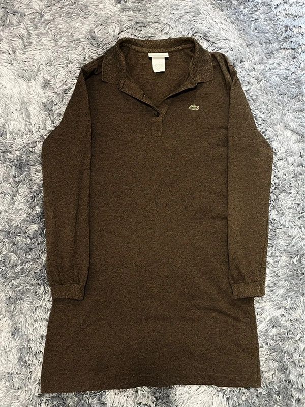 Lacoste Lacoste Vintage Brown Dress Size L / US 10 / IT 46 - 1 Thumbnail