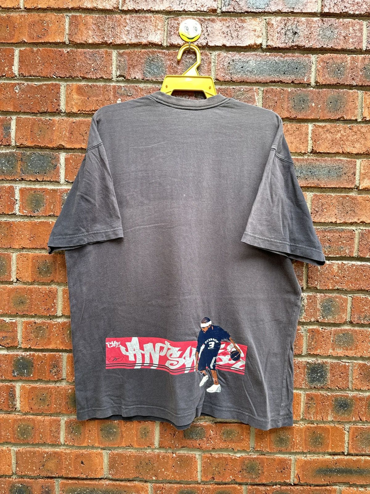NBA Thrashed Rare Vintage Reebok Allen Iverson Sun Faded Size US L / EU 52-54 / 3 - 1 Thumbnail