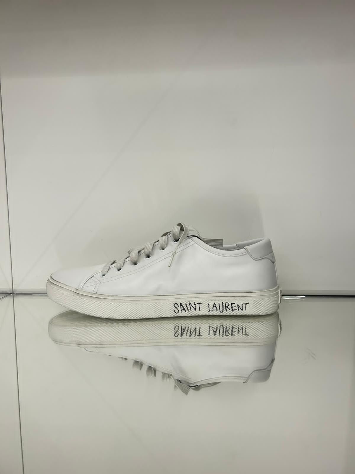 Saint Laurent Paris LOW-TOP laced sneakers with a used Size US 6 / EU 39 - 3 Thumbnail