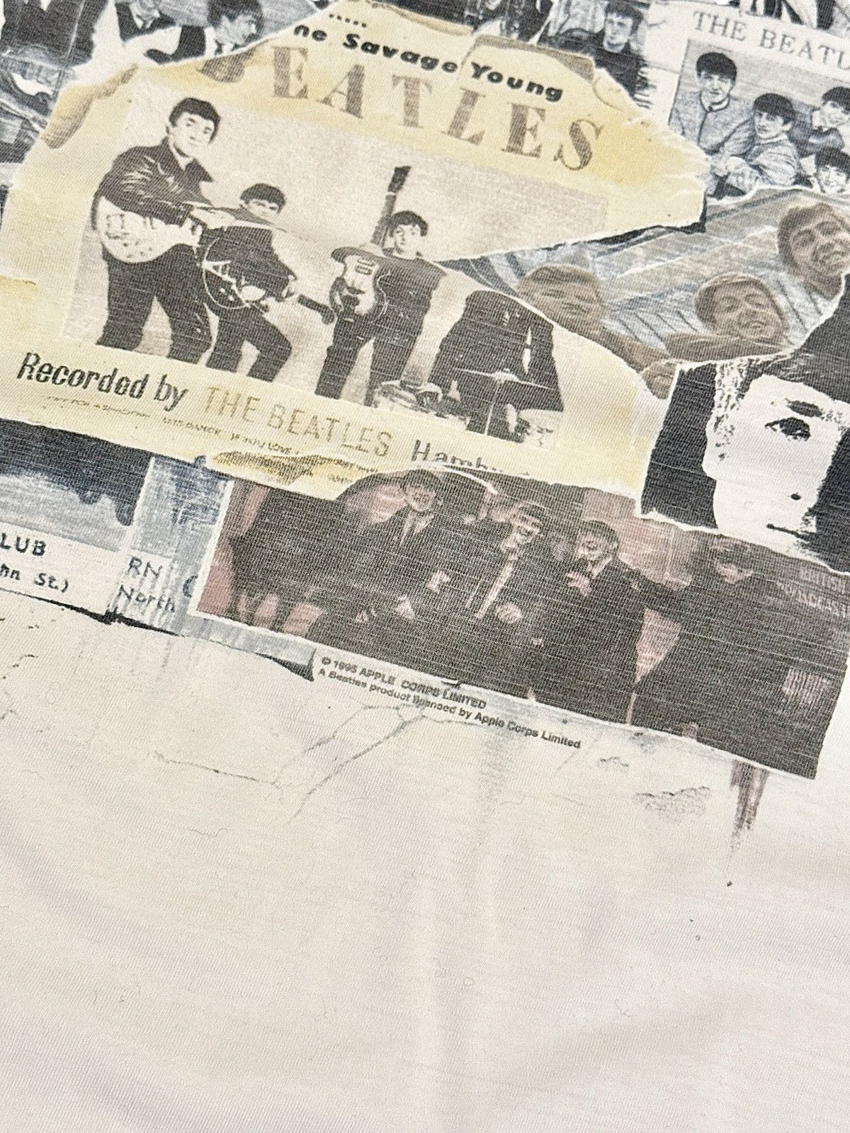 Band Tees Vintage The Beatles Apple Corps T Shirt 1995 Pink Floyd ACDC Size US XL / EU 56 / 4 - 4 Thumbnail