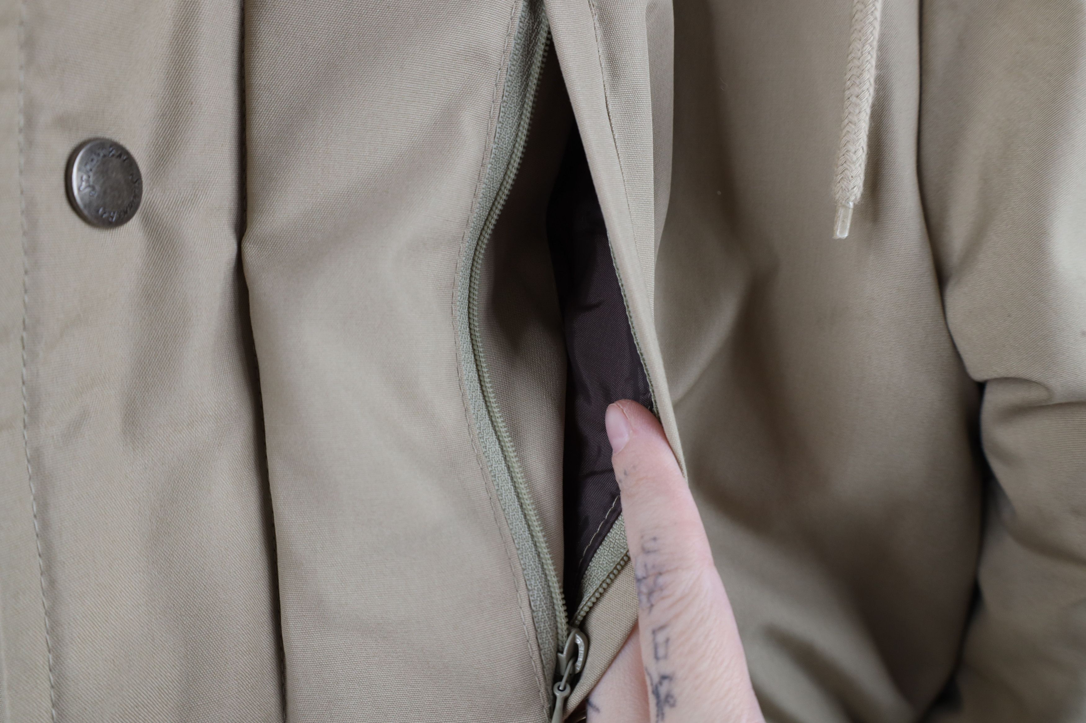 Vintage Vintage 70s 80s Streetwear Hooded Puffer Parka Jacket Beige Size US M / EU 48-50 / 2 - 5 Thumbnail