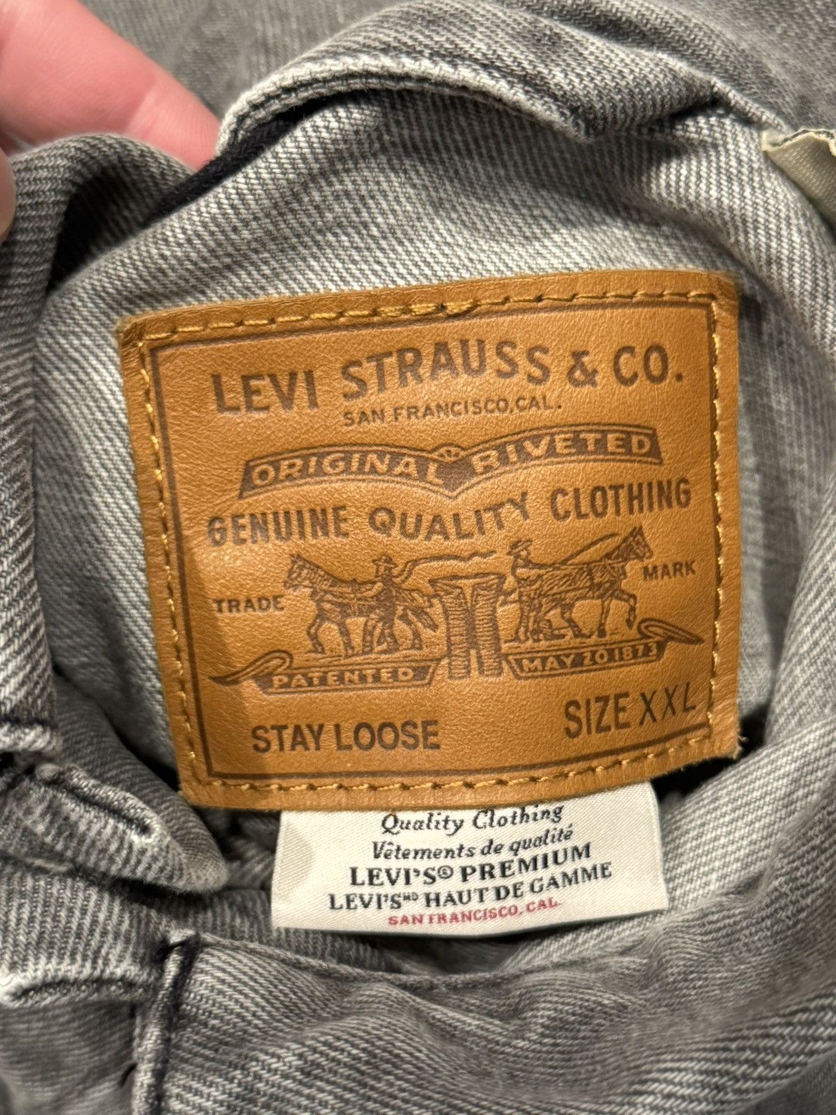 Levi's Levi’s denim jacket Size US XXL / EU 58 / 5 - 4 Thumbnail