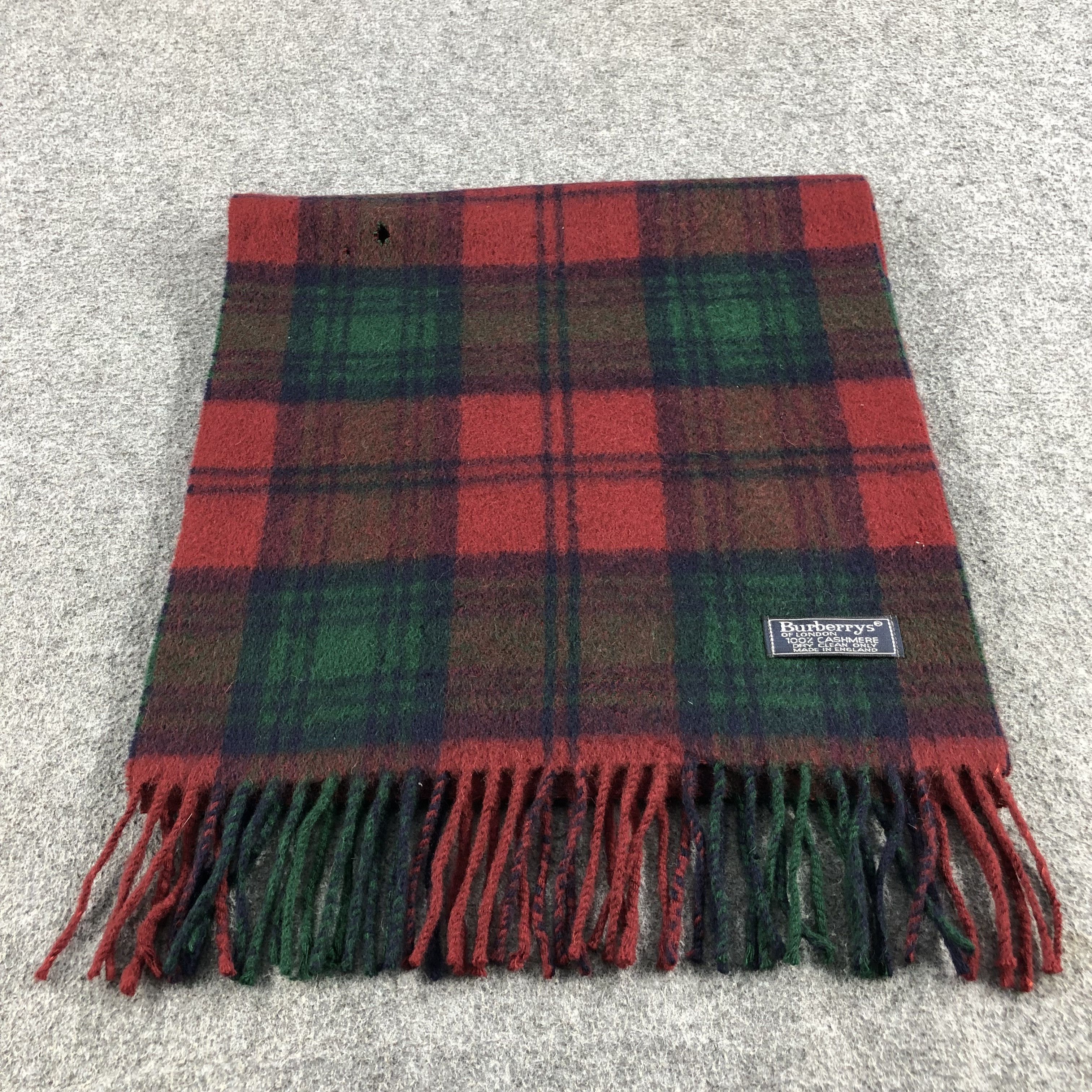 Burberry Burberrys Nova Check Scarf Muffler Cashmere V946 Size ONE SIZE - 2 Thumbnail