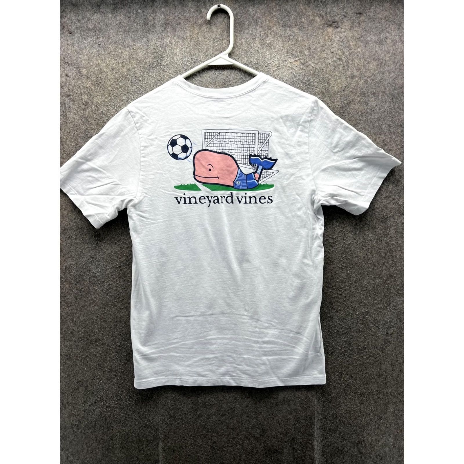 Vineyard Vines Vineyard Vines Shirt Mens XL White Soccer Whale Pocket Tee Tagless Casual Size US XL / EU 56 / 4 - 2 Thumbnail