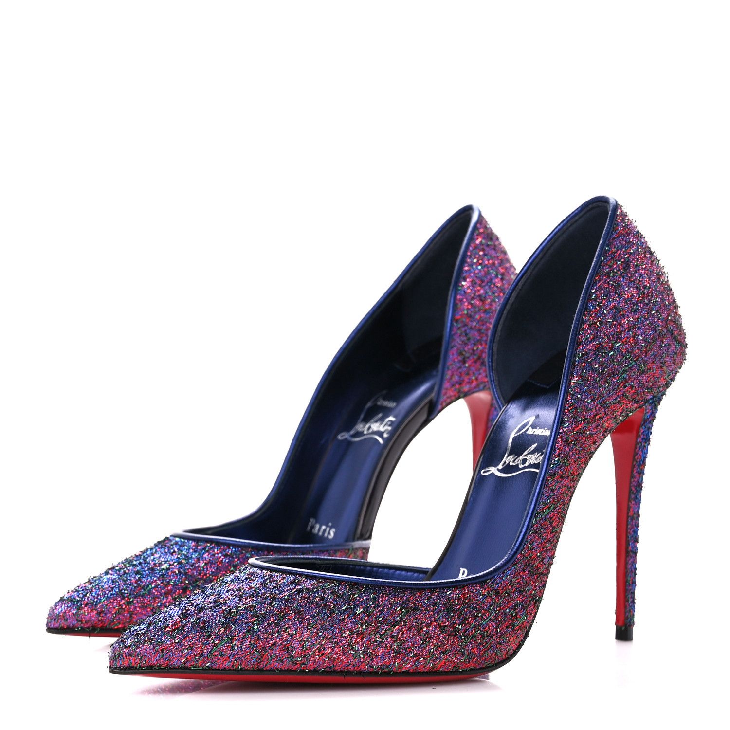 Christian Louboutin o1s1wg110924 Kate 100 Starlight Pumps in Multicolor Size US 10 / IT 40 - 3 Thumbnail