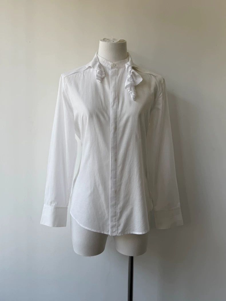Yohji Yamamoto Yohji Yamamoto Yohji Yamamoto Y's Minimalist White Shirt Size US M / EU 48-50 / 2 - 4 Thumbnail