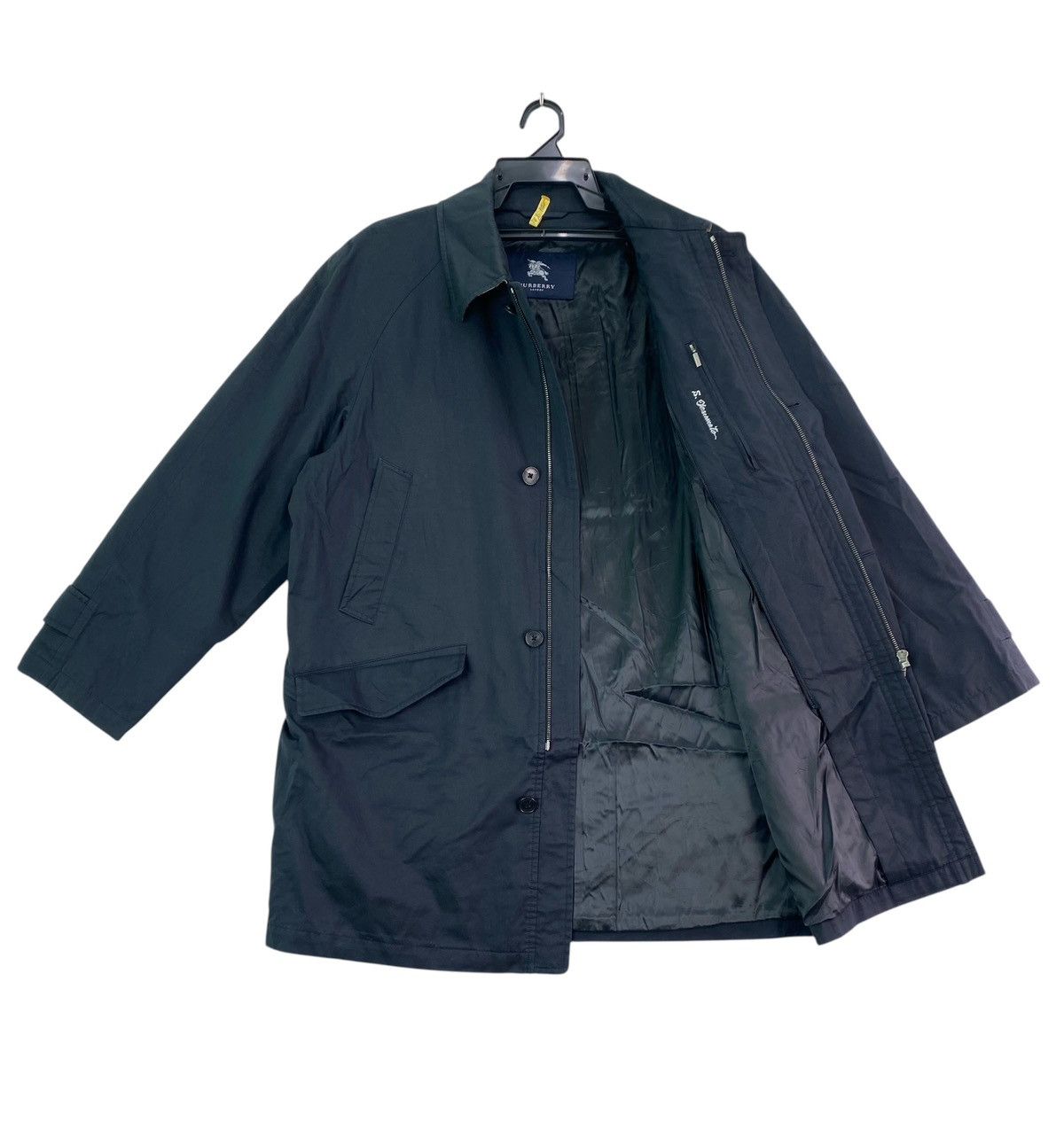 Burberry Rare Burberry hidden zipper button up trench coat Size US M / EU 48-50 / 2 - 1 Thumbnail