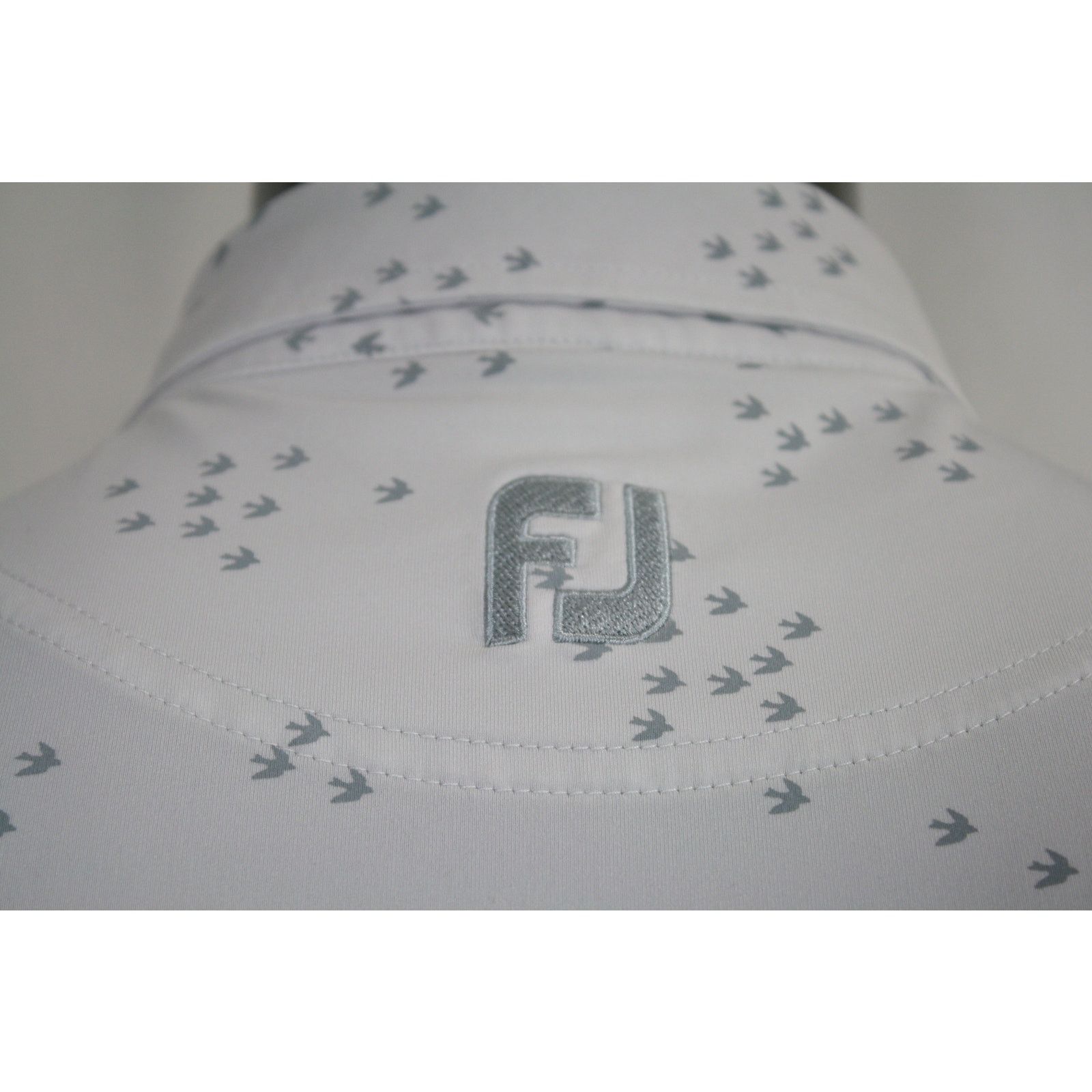 Footjoy FootJoy FJ Golf Polo Shirt Mens L Gray Bird Print Stretch Size US L / EU 52-54 / 3 - 7 Thumbnail