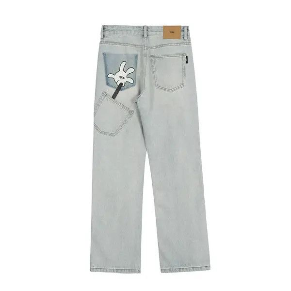 VIBE y2k hiphop skate pattern jeans Size US 32 / EU 48 - 1 Thumbnail