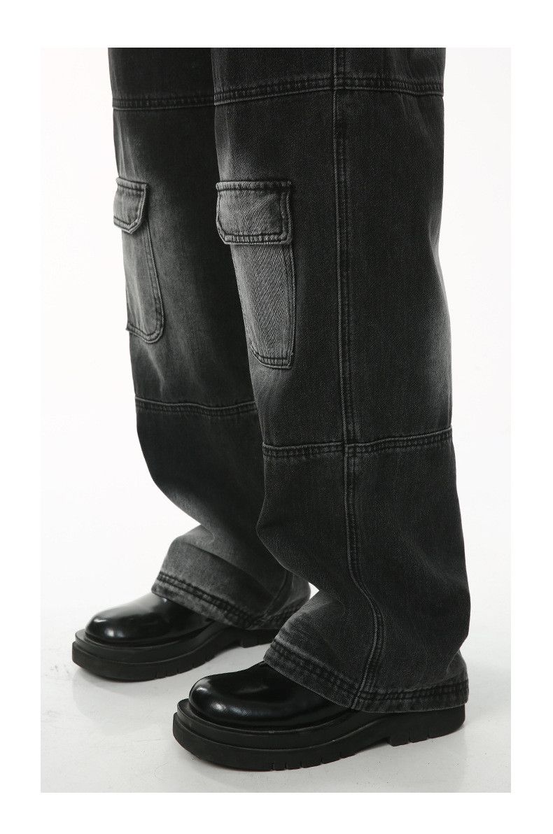 Japanese Brand × Vintage Washed loose vintage punk cargo jeans Size US 32 / EU 48 - 5 Thumbnail