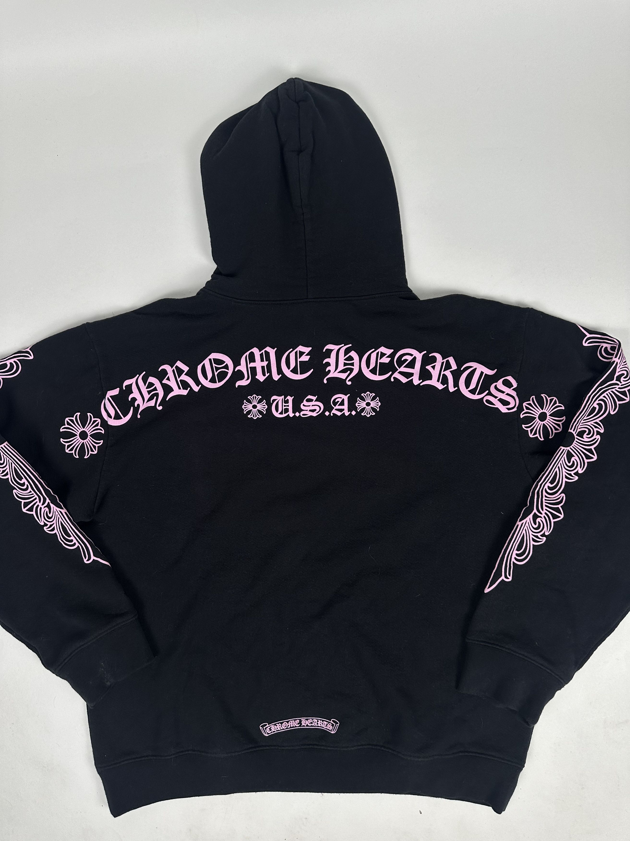 Chrome Hearts CH Pink Hoodie Size US XL / EU 56 / 4 - 15 Thumbnail