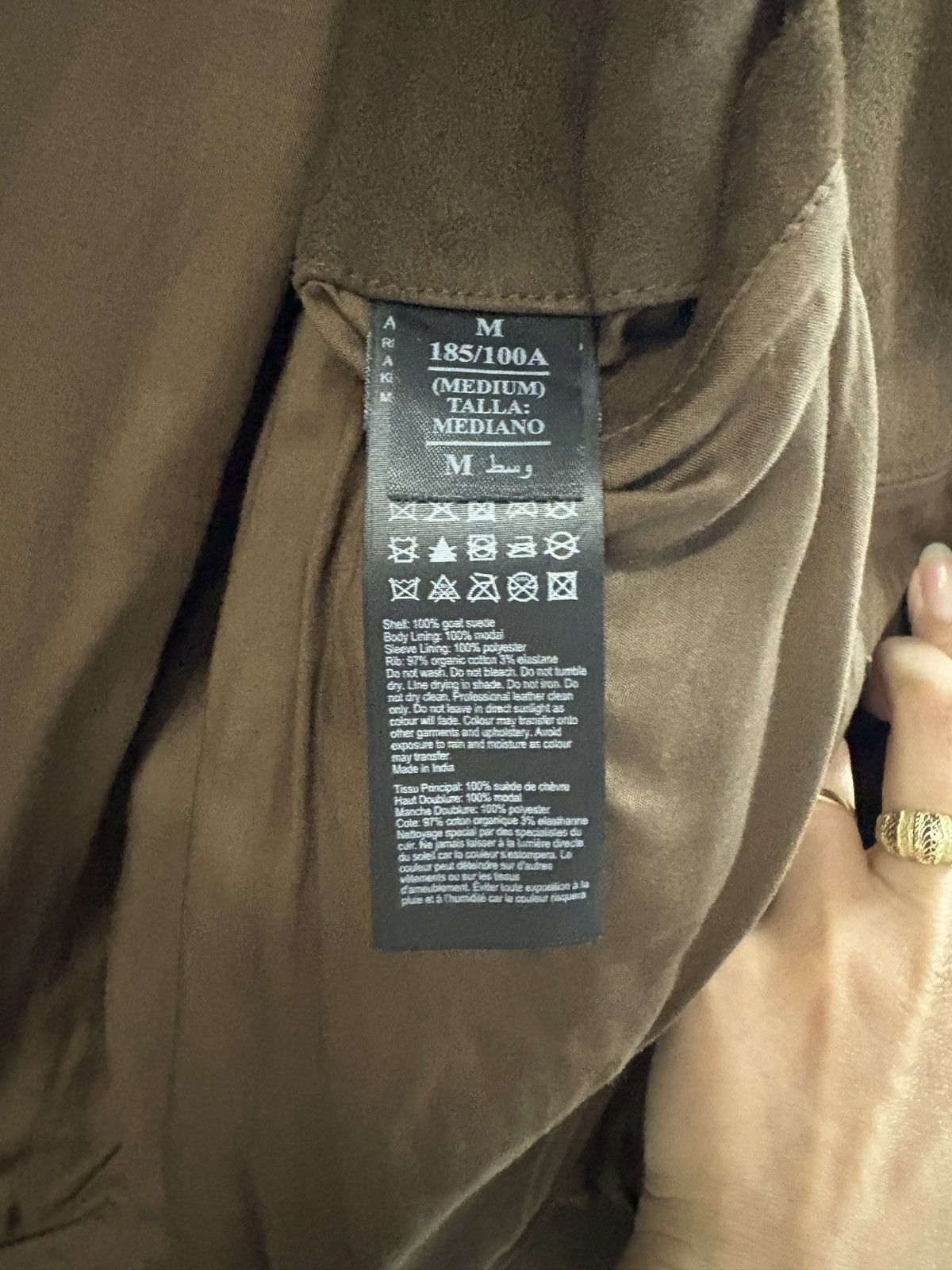 Allsaints ALLSAINTS Kemble Suede Brown Camel Bomber Jacket Coat M Size US M / EU 48-50 / 2 - 8 Thumbnail