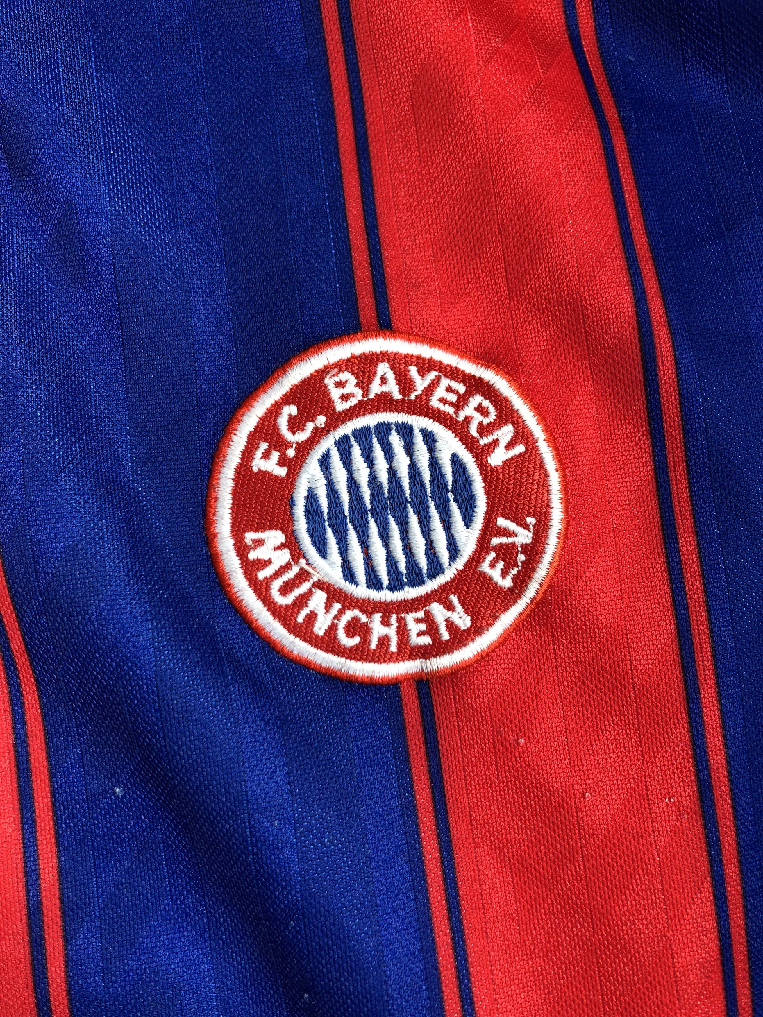 Adidas Bayern Munich Home football shirt 1995-1997 #18 Klinsmann Size US XL / EU 56 / 4 - 9 Thumbnail