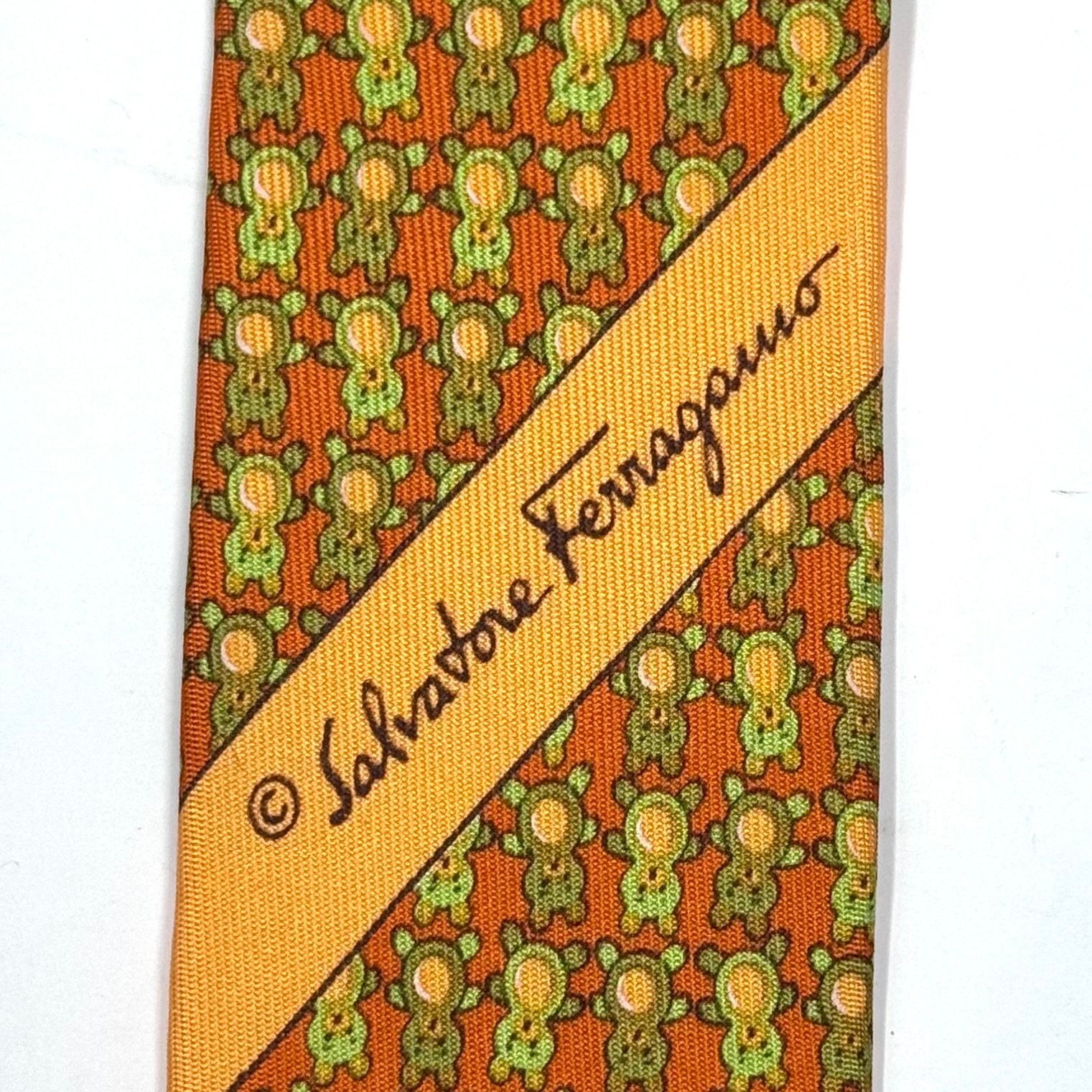 Salvatore Ferragamo Salvatore Ferragamo ‘Teddy’ Tie Size ONE SIZE - 3 Thumbnail