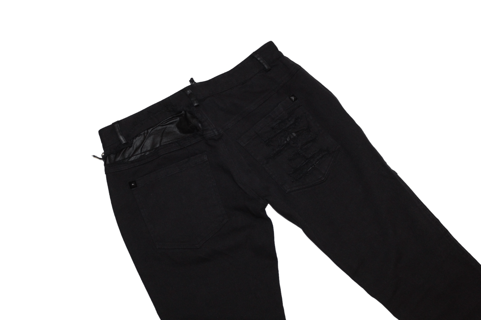 If Six Was Nine Y2K 💥 PUNK RAVE rips studded steampunk seditionaries jeans Size US 34 / EU 50 - 7 Thumbnail