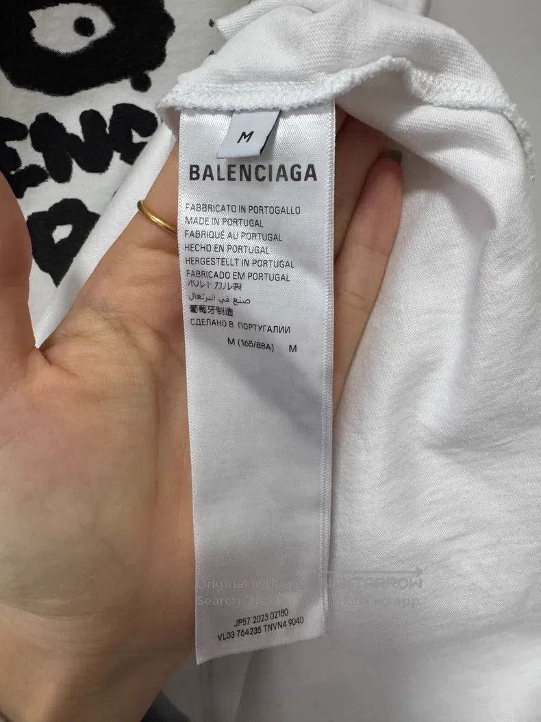 Balenciaga Balenciaga White Short Sleeve T-Shirt Size US M / EU 48-50 / 2 - 4 Thumbnail