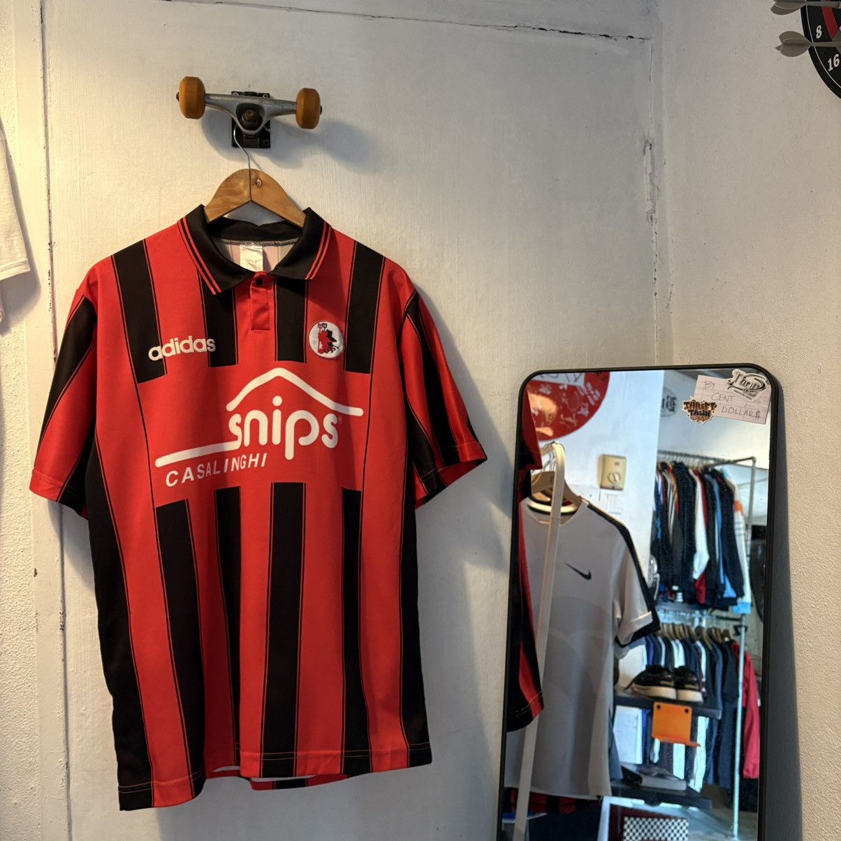 Adidas Vintage 94’s Rare Foggia Calcio Adidas Jersey Size US L / EU 52-54 / 3 - 1 Thumbnail