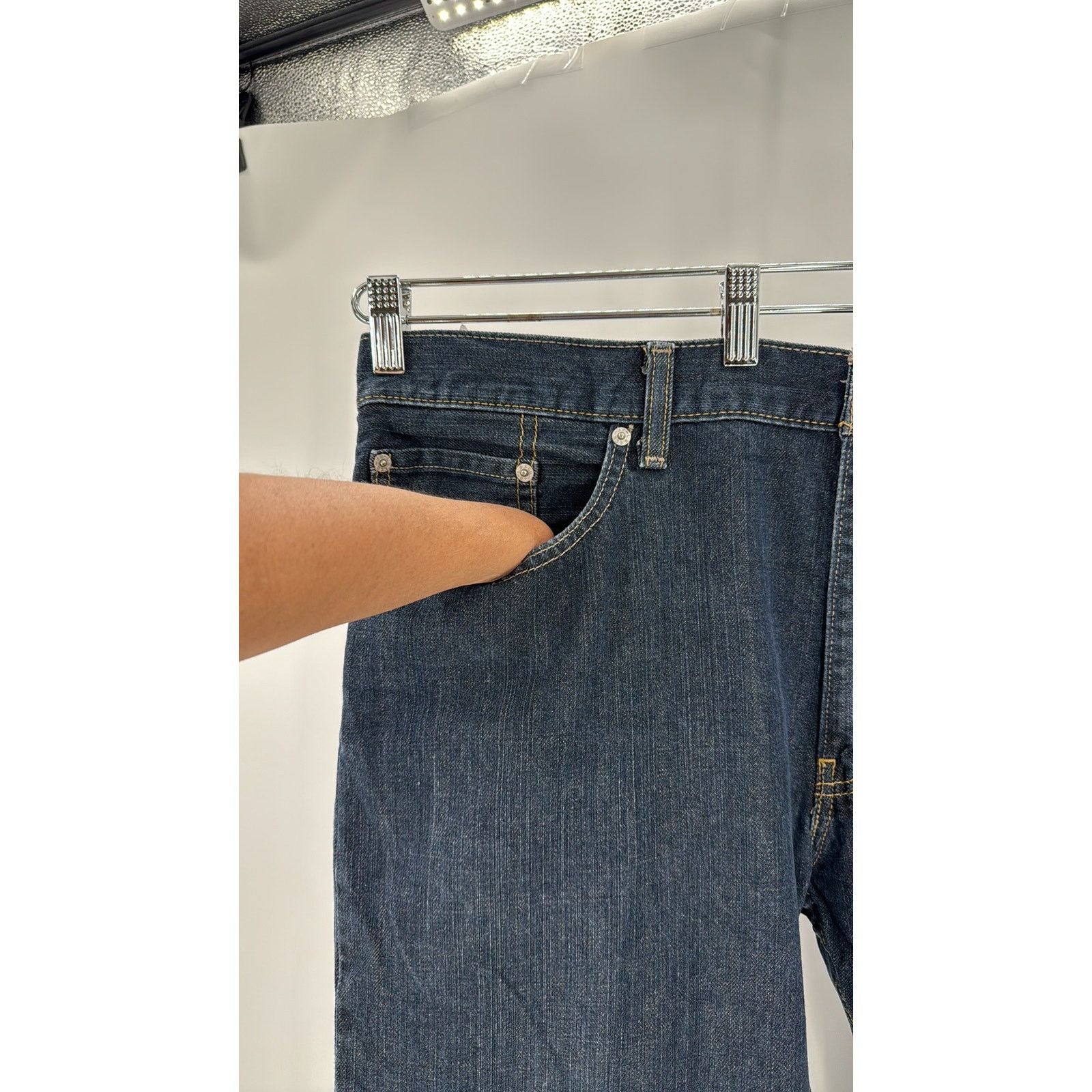 Levi's Levi's 559™ RELAXED STRAIGHT FIT MEN'S JEANS 40x32 dark wash Size US 40 / EU 56 - 4 Thumbnail