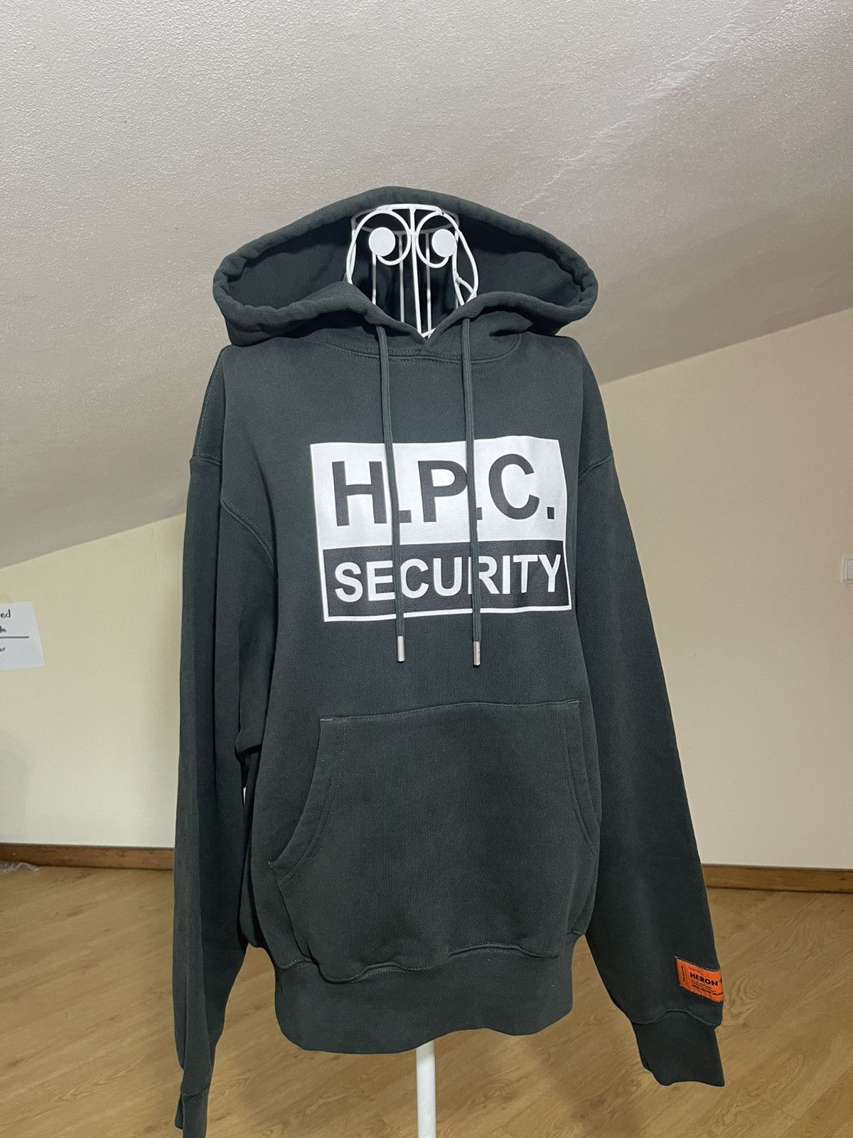 Heron Preston Heron Preston Security Logo Hoodie –Black –FW23 - New-Size S Size US S / EU 44-46 / 1 - 2 Thumbnail