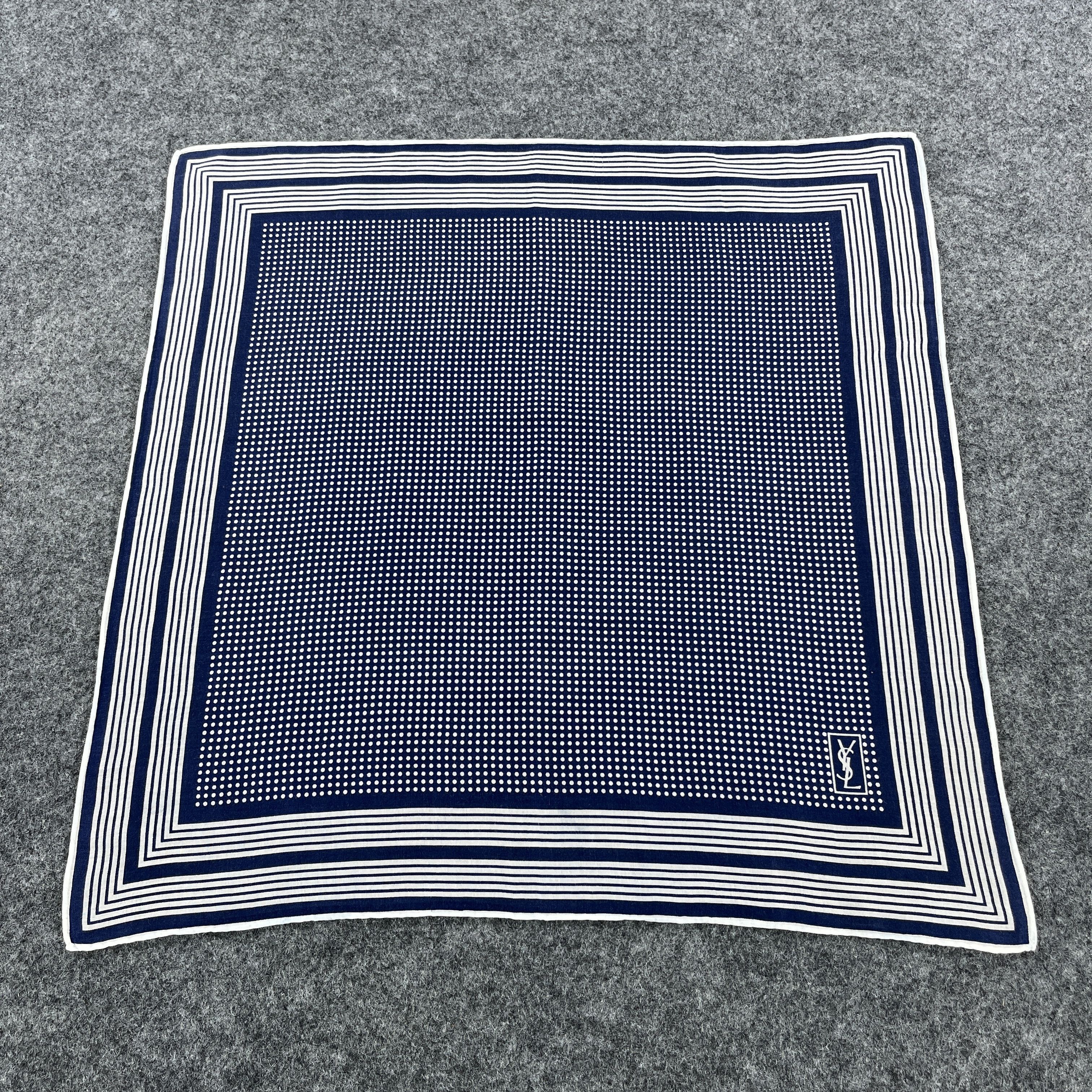 Vintage × Yves Saint Laurent Yves Saint Laurent Handkerchief / Bandana / Neckerchief B008 Size ONE SIZE - 5 Thumbnail