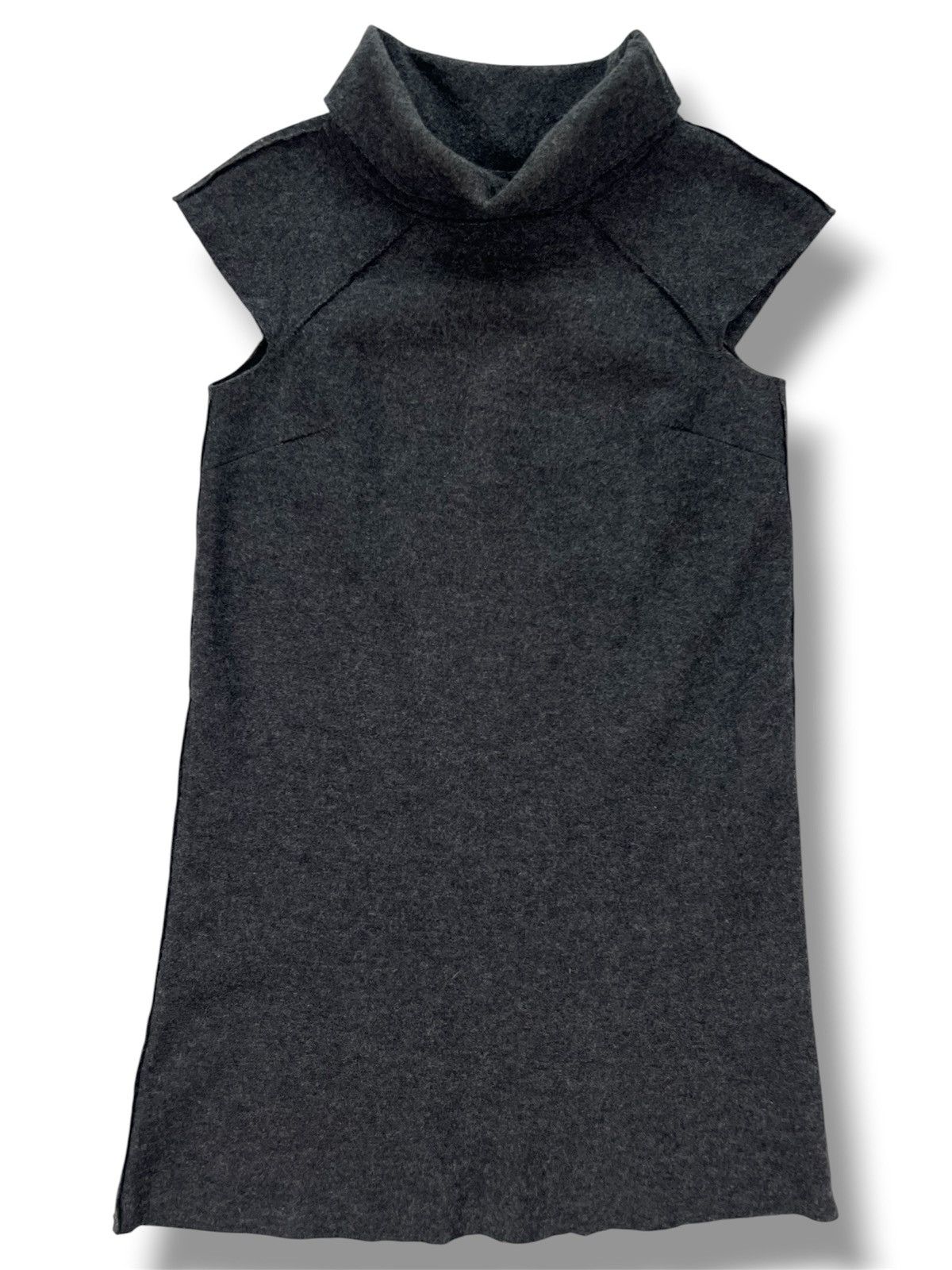 agnes b. Agnes b. Wool Turtleneck Sleeveless Shift Dress Size M / US 6-8 / IT 42-44 - 1 Thumbnail