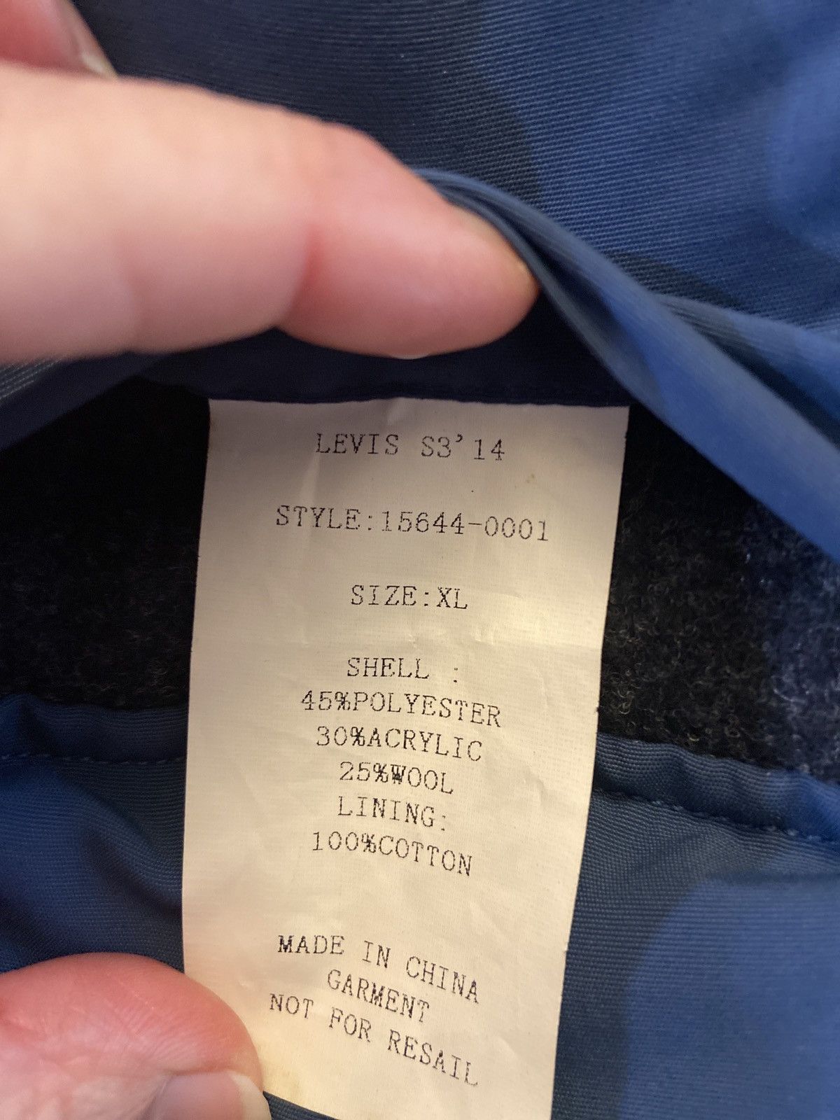Levi's Levi's Acrylic Wool Jacket Size US XL / EU 56 / 4 - 7 Thumbnail