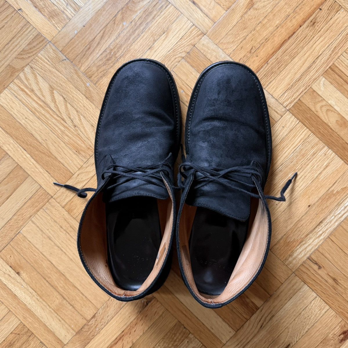 Sandro Sandro Paris black avantgarde painted leather Shoes size 42 Size US 9 / EU 42 - 3 Thumbnail