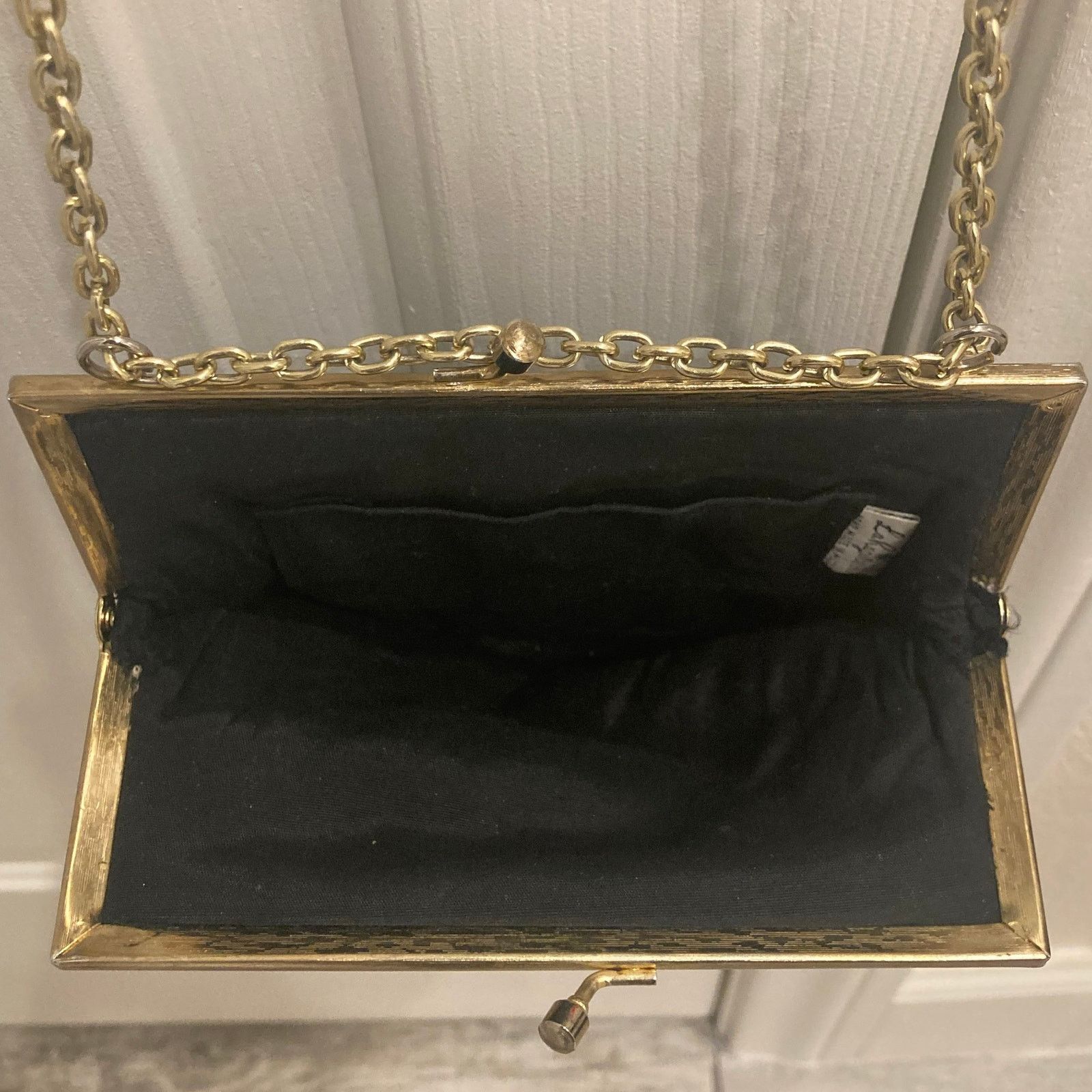Other Vintage Black beaded evening bag, La Regale hand made purse Size ONE SIZE - 6 Thumbnail