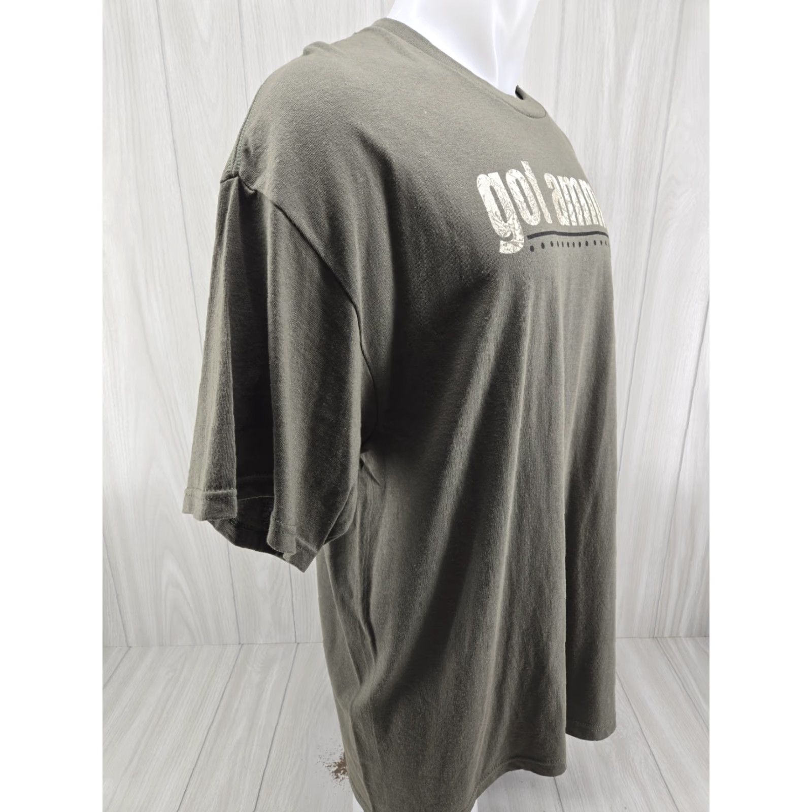 Vintage Academy Sports Outdoors Got Ammo I Do Men’s 2XL Army Green T Shirt Size US XXL / EU 58 / 5 - 6 Thumbnail