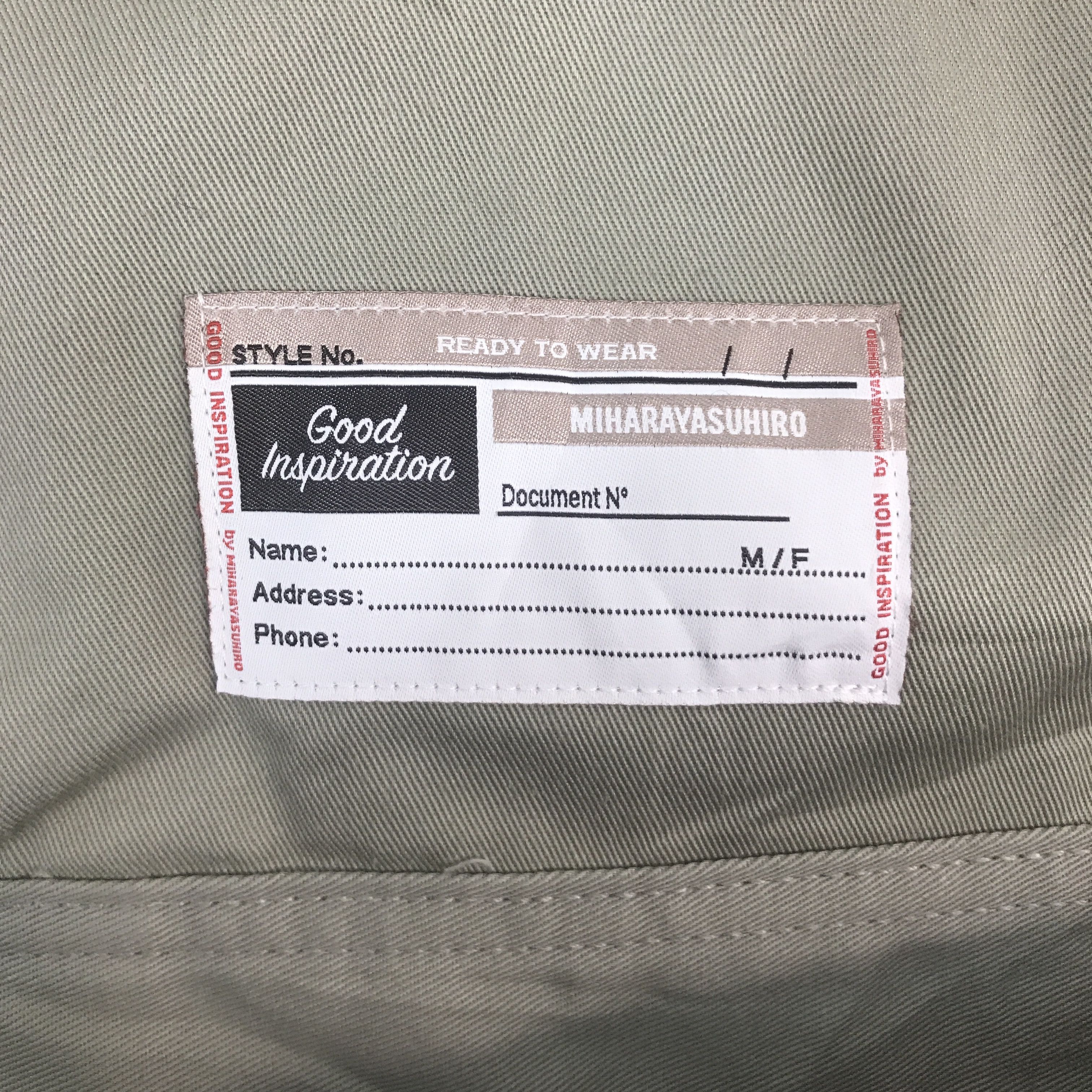 GU × Maison MIHARA YASUHIRO Maison Mihara Yasuhiro x Gu Workers button jacket Size US L / EU 52-54 / 3 - 13 Thumbnail
