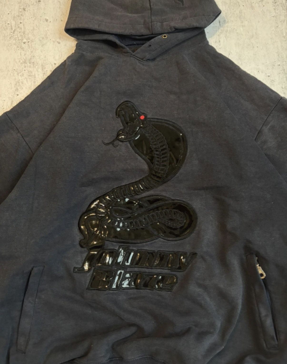 Vintage Johnny blaze cobra hoodie rare 90s Size US XL / EU 56 / 4 - 4 Thumbnail