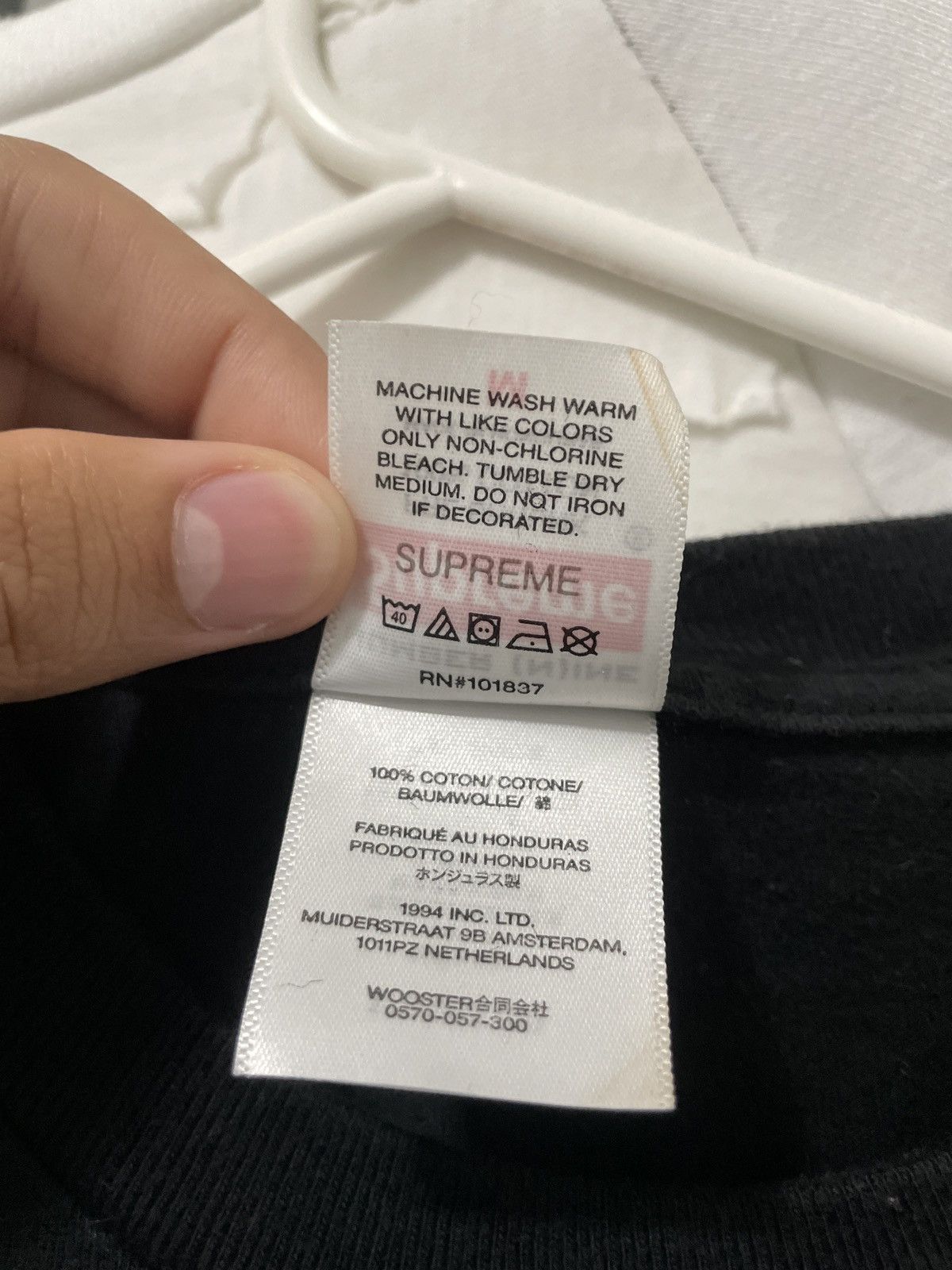 Number (N)ine × Supreme “Shut The F*ck Up” Tee
