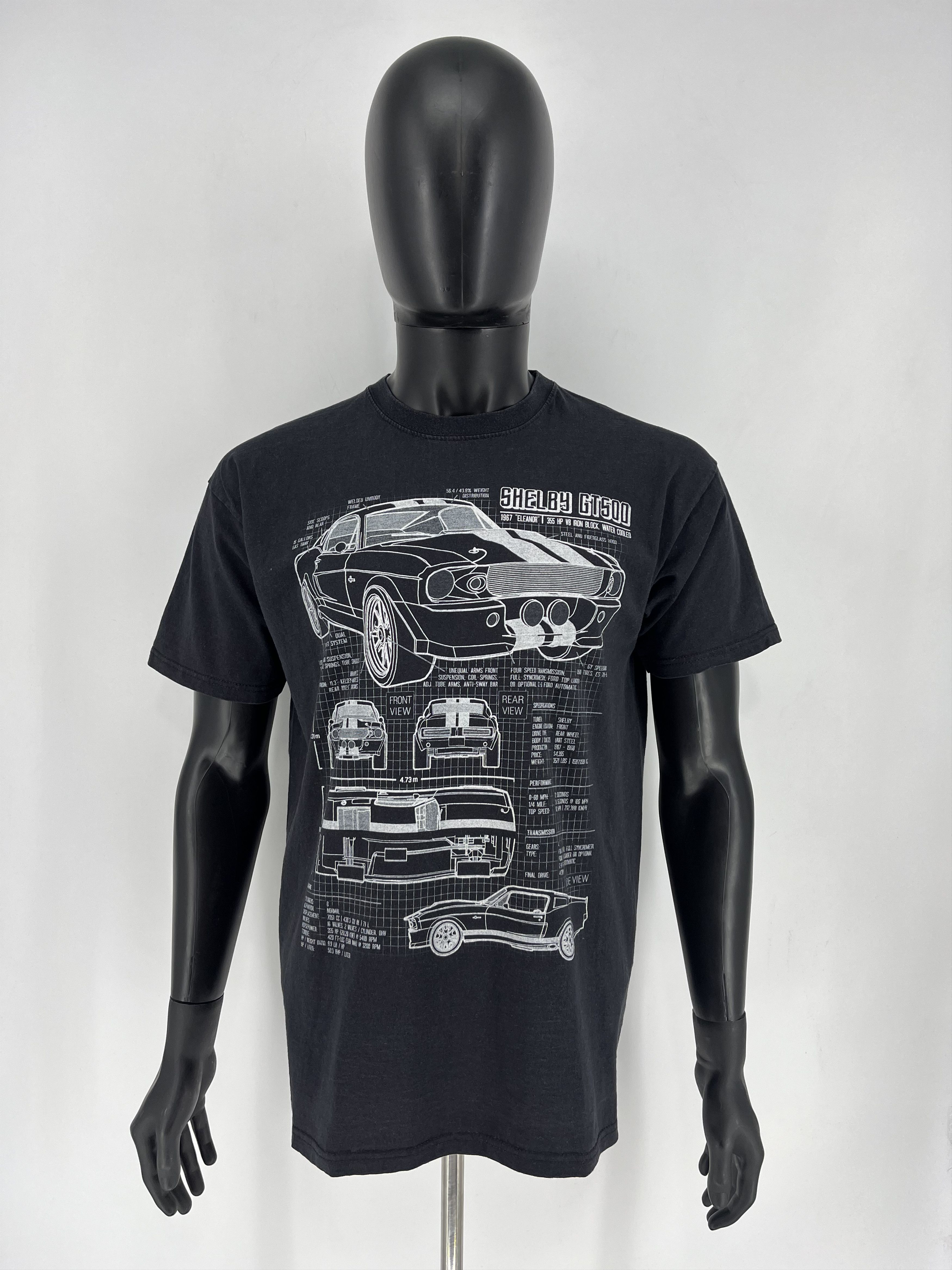 Other ➕ =Vintage Y2K Cool Fade Shelby GT500 Muscle Car T-Shirt USA Size US L / EU 52-54 / 3 - 1 Thumbnail