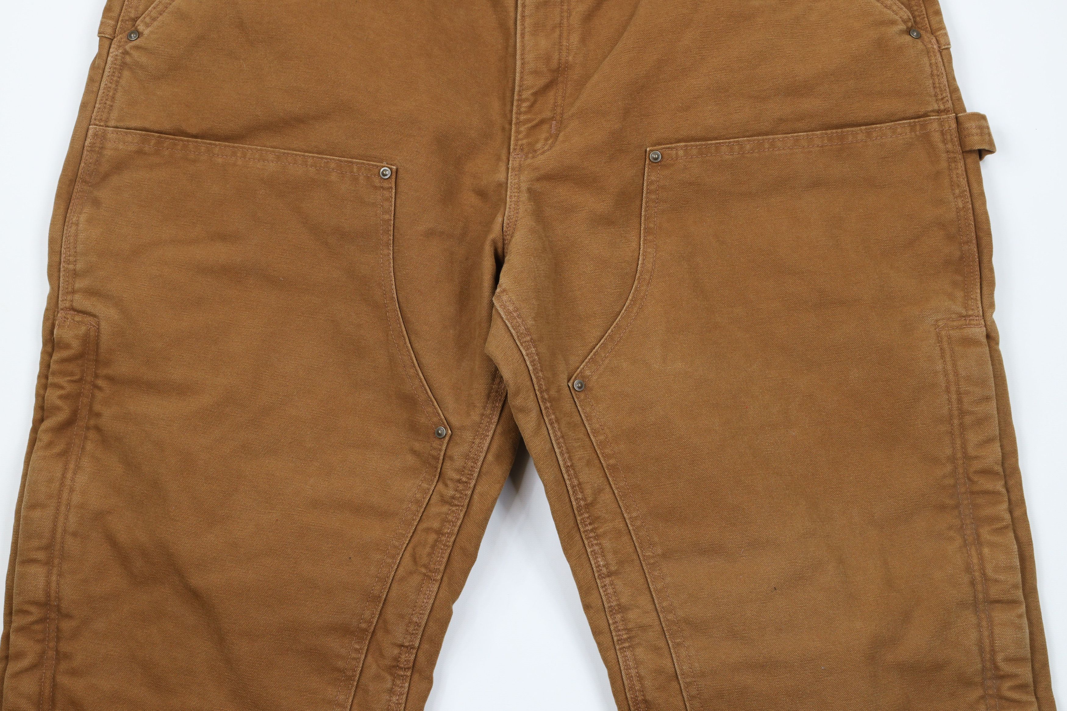Carhartt Vintage Carhartt Lined Double Knee Wide Leg Pants Brown Size US 42 / EU 58 - 3 Thumbnail