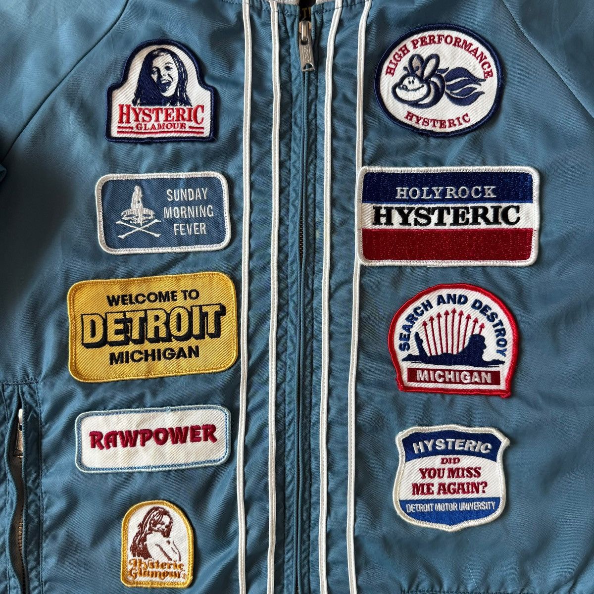 Hysteric Glamour Hysteric Glamour Patches Hooded Bomber Jacket Size US M / EU 48-50 / 2 - 6 Thumbnail