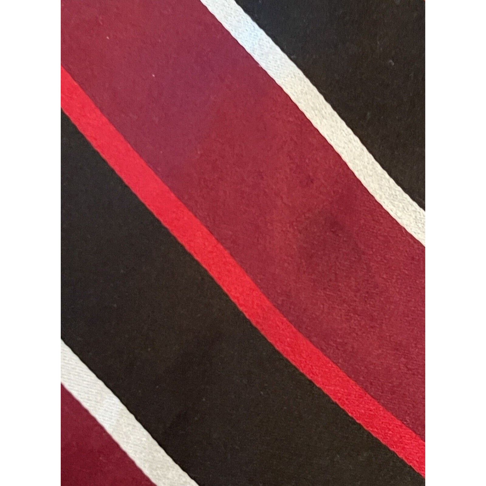 Express Express Burgundy Black Red 100% Silk Made In China Size ONE SIZE - 9 Thumbnail