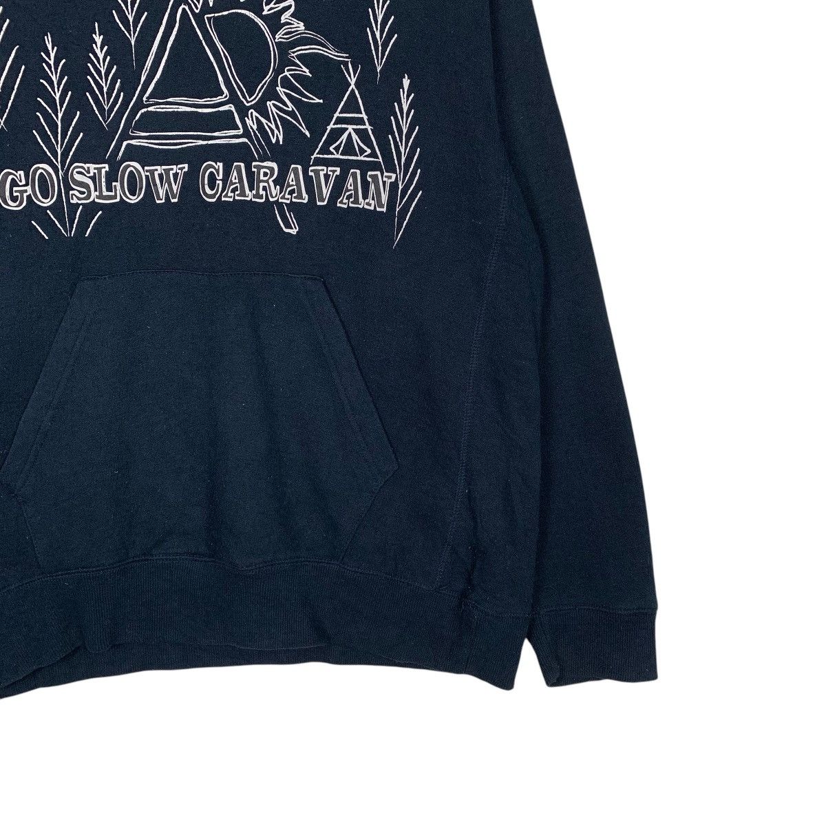 go slow caravan Go Slow Caravan Big Logo Pullover Hoodie Size US M / EU 48-50 / 2 - 4 Thumbnail
