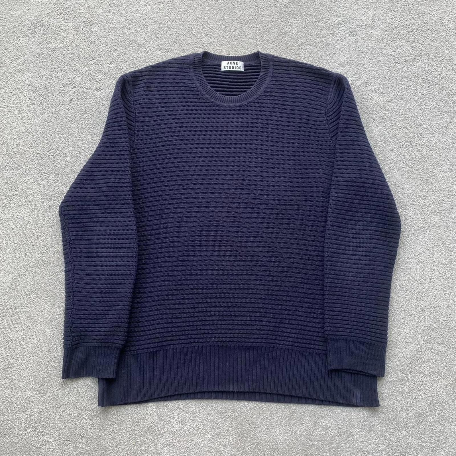 Acne Studios Acne Studios Cusco Stripe Crewneck Jumper Sweatshirt Sweater Size US M / EU 48-50 / 2 - 1 Thumbnail
