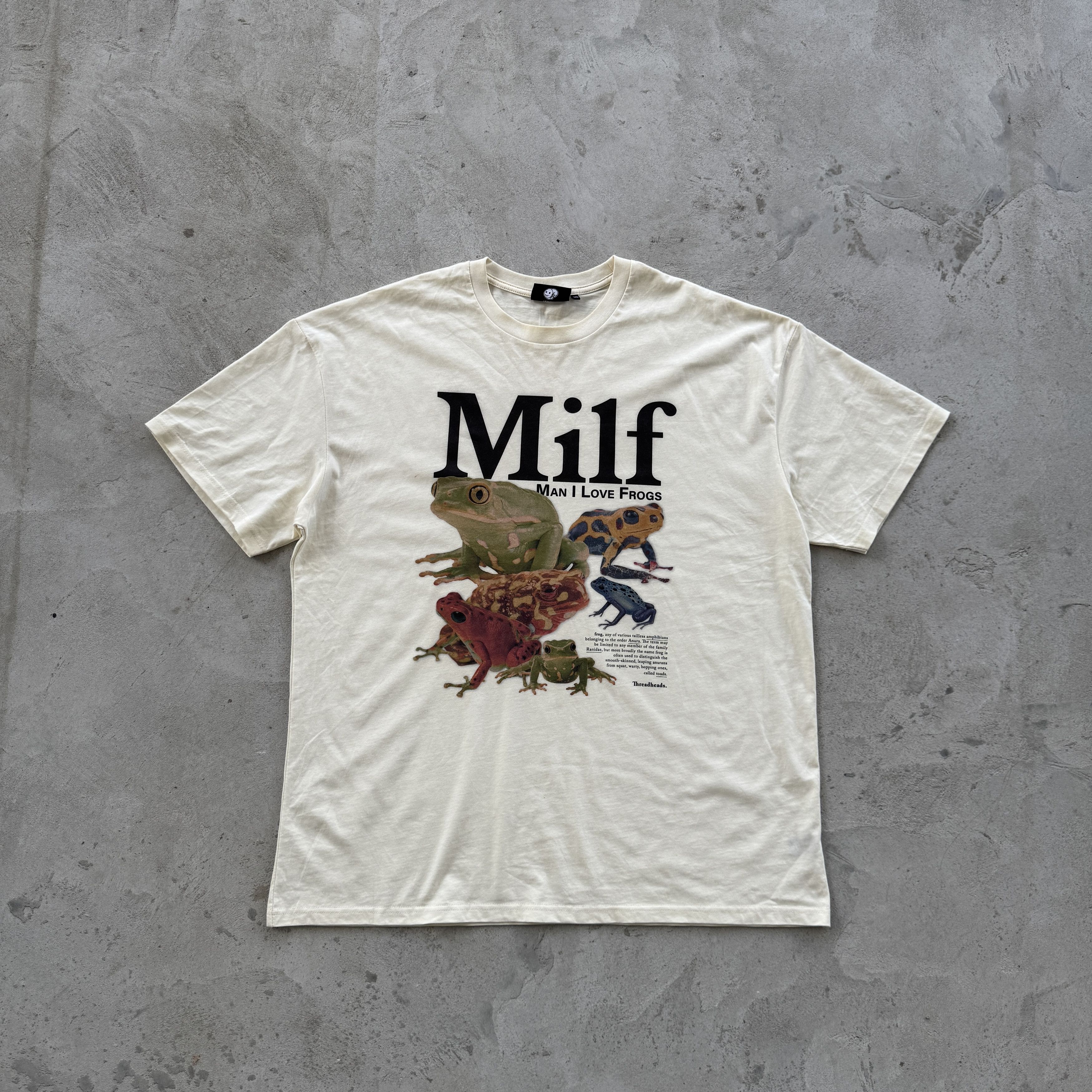 Vintage Vintage 90s MILF Crewneck Tee Shirt Size US XXL / EU 58 / 5 - 1 Thumbnail