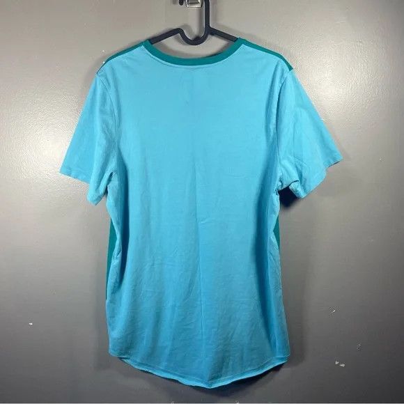 Nike Nike Tech Hypermesh Teal Mesh Pocket T Shirt Size US L / EU 52-54 / 3 - 6 Thumbnail
