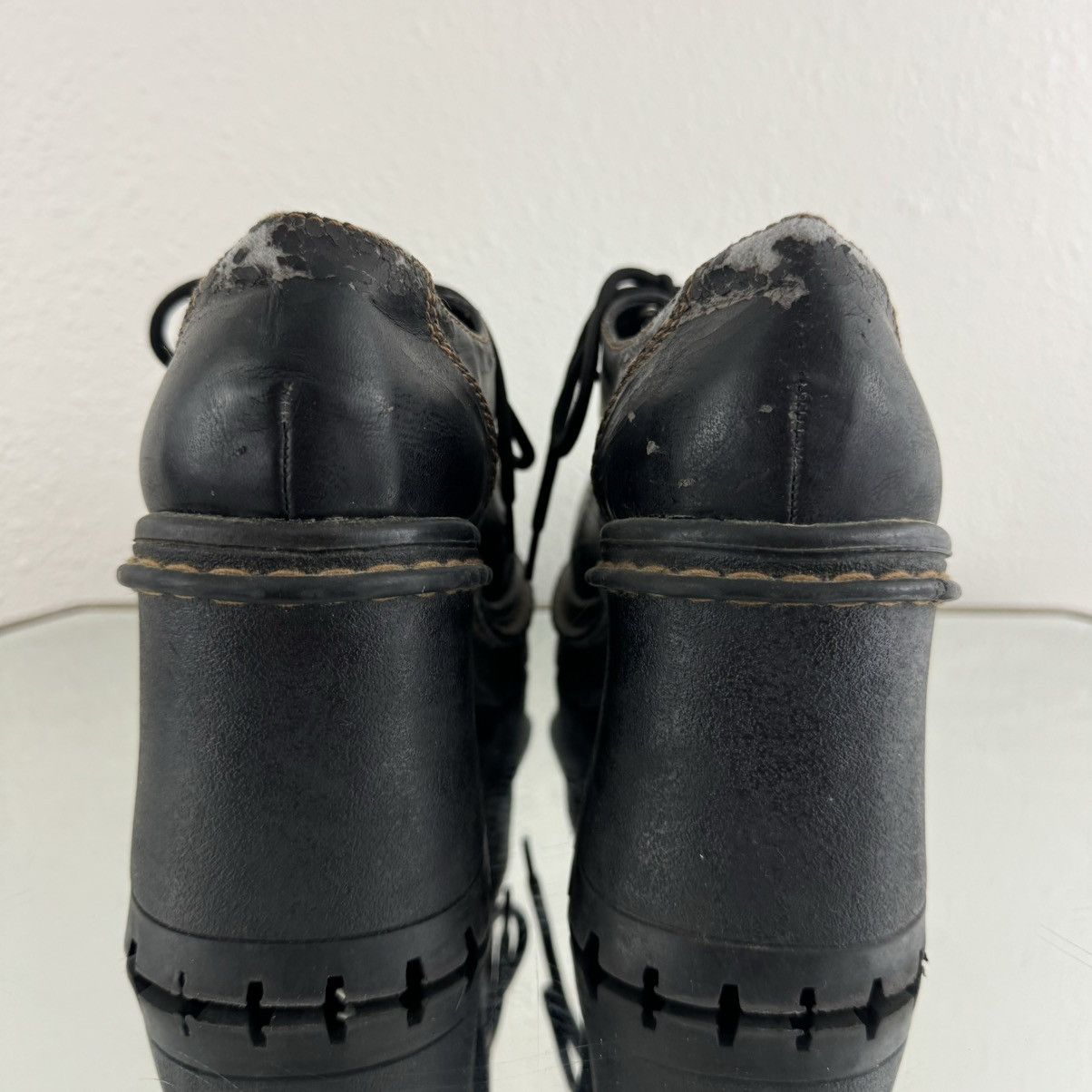 Other SODA Vintage Y2K Black Faux Leather Platform Oxford Shoes Size US 9 / IT 39 - 6 Thumbnail