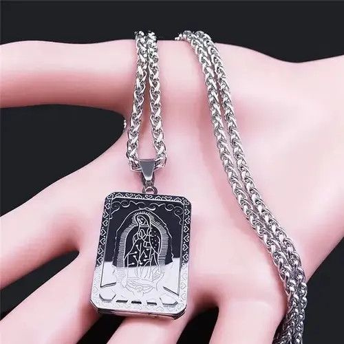 Other Virgin Mary Medal Our Lady of Guadalupe Pendant Necklace Size ONE SIZE - 2 Thumbnail