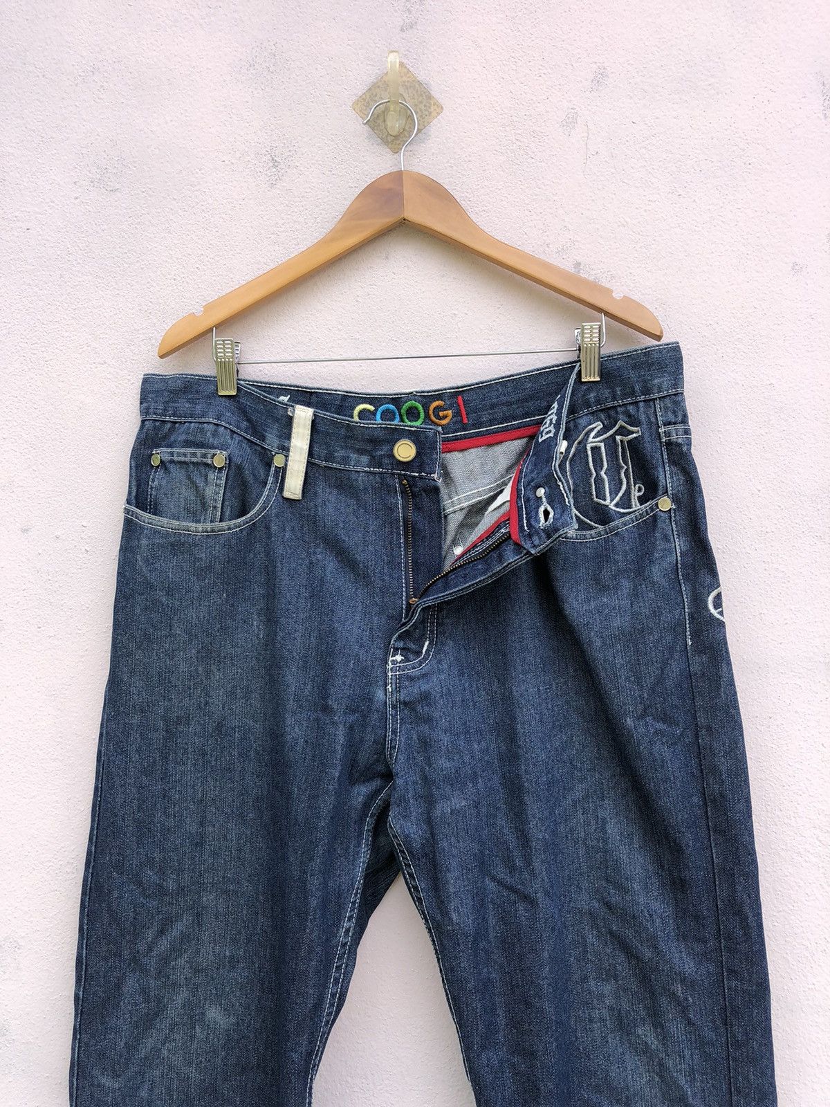 Coogi Coogi Baggy Jeans Embroidered Y2k Rapper Style Size US 36 / EU 52 - 15 Thumbnail
