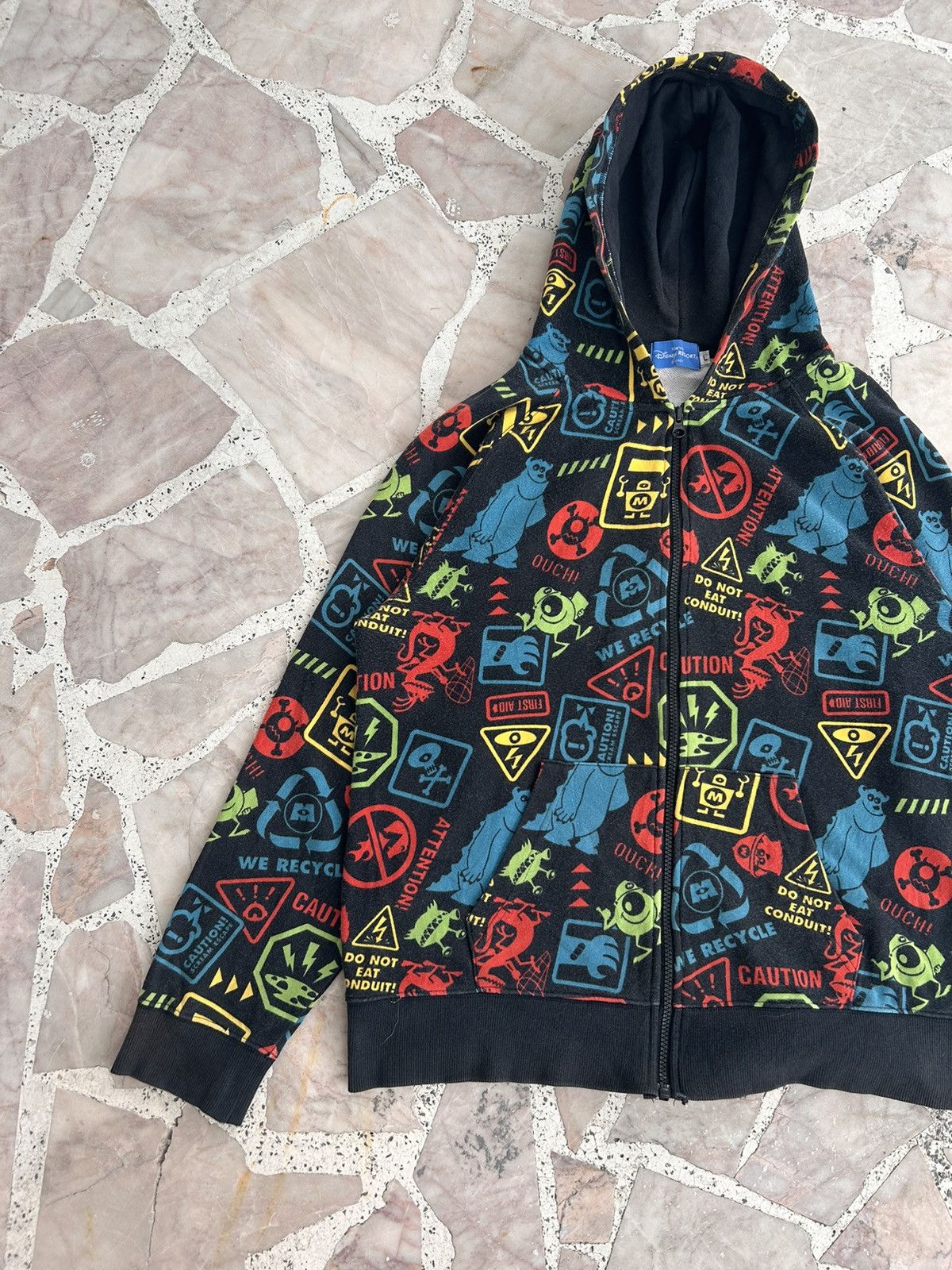 Disney Disney tokyo monster inc y2k zipper jacket Size US L / EU 52-54 / 3 - 3 Thumbnail