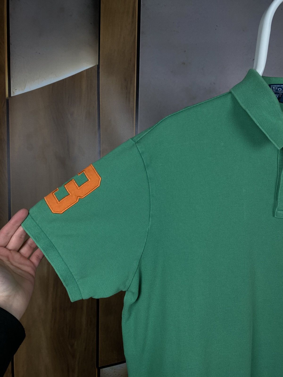 Polo Ralph Lauren 🎠Vintage 90s Polo T-Shirt Polo Ralph Lauren Racing 3 Chief🎠 Size US L / EU 52-54 / 3 - 4 Thumbnail